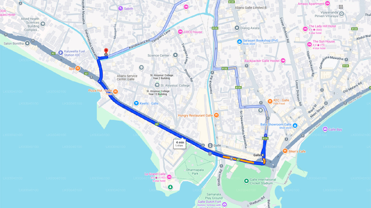 Ädelstenar och smycken verkstad från Galle