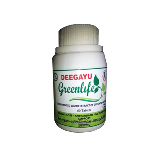 Deegayu Greenlife grönt te-extrakttabletter (60 tabletter)