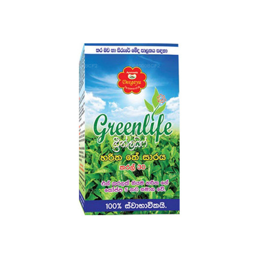Deegayu Green Life Naturligt grönt teextraktkapslar (30 kapslar)