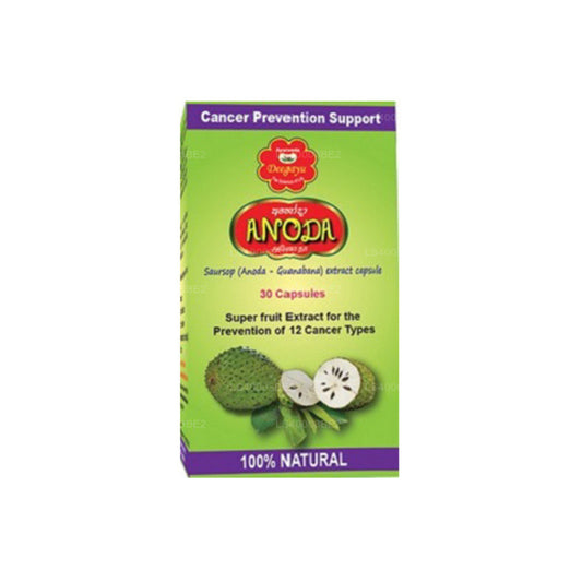 Deegayu Anoda Capsules - දීගායු කටු අනෝදා කරල් (30 kapslar)