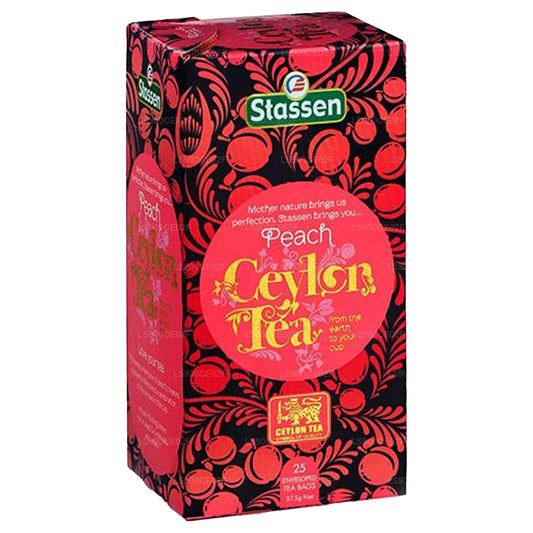 Stassen persika te (37,5 g) 25 tepåsar
