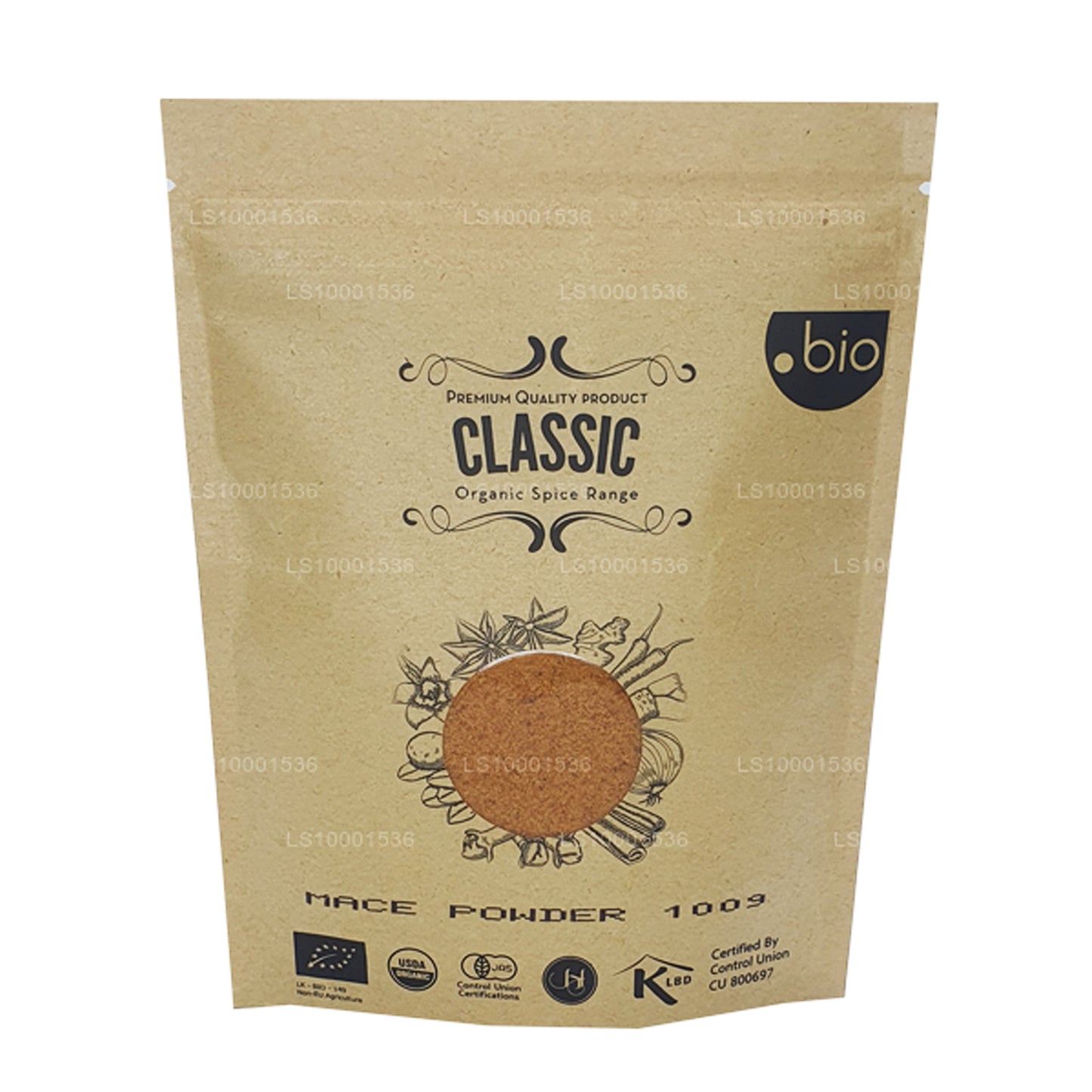 Lakpura Organic Mace Pulver