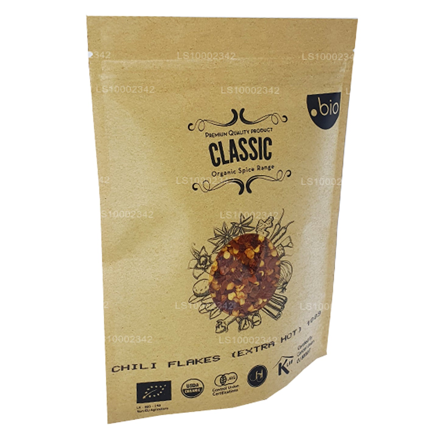 Lakpura Organiska Chiliflingor Extra Hot