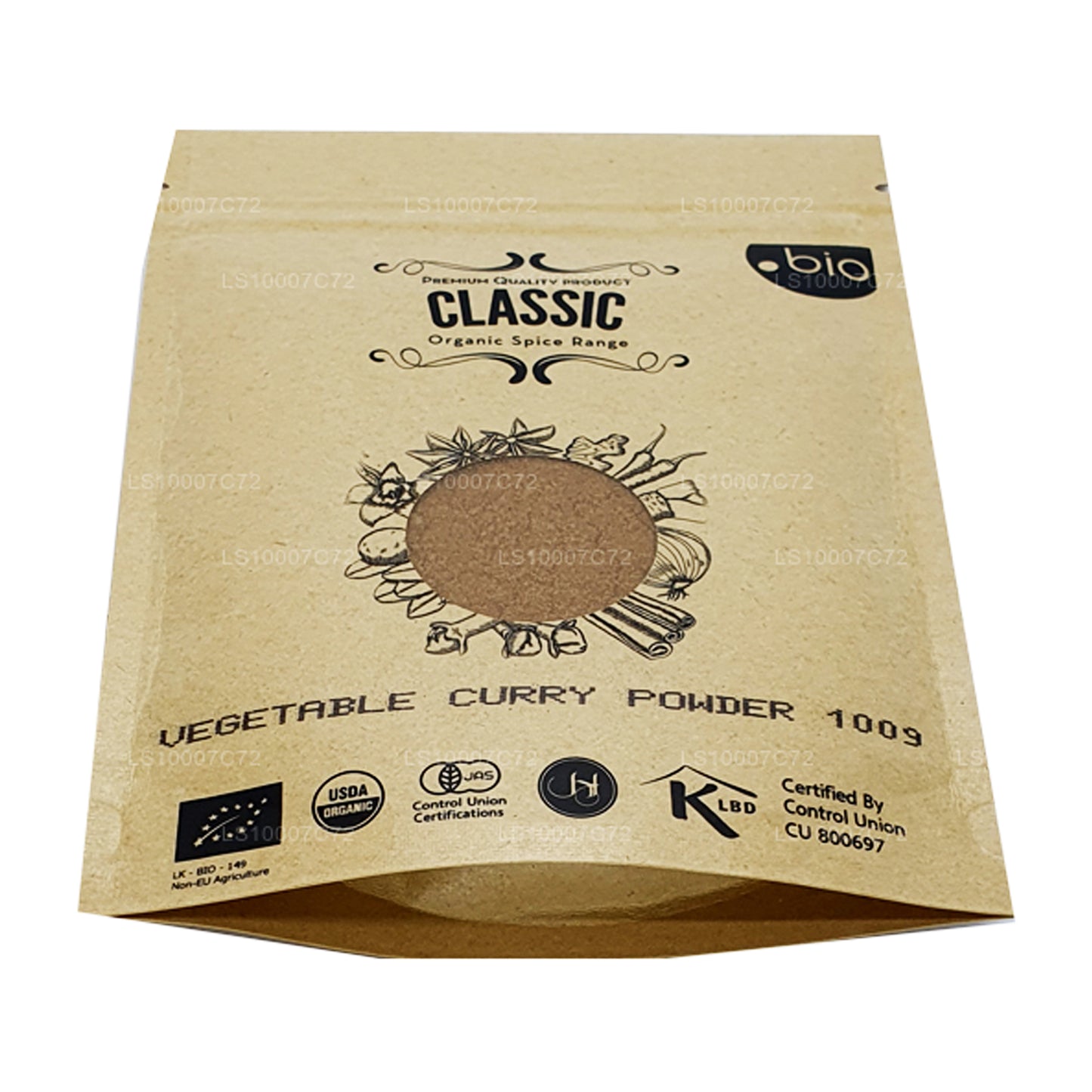 Lakpura Organic Vegetabiliska Curry Pulver