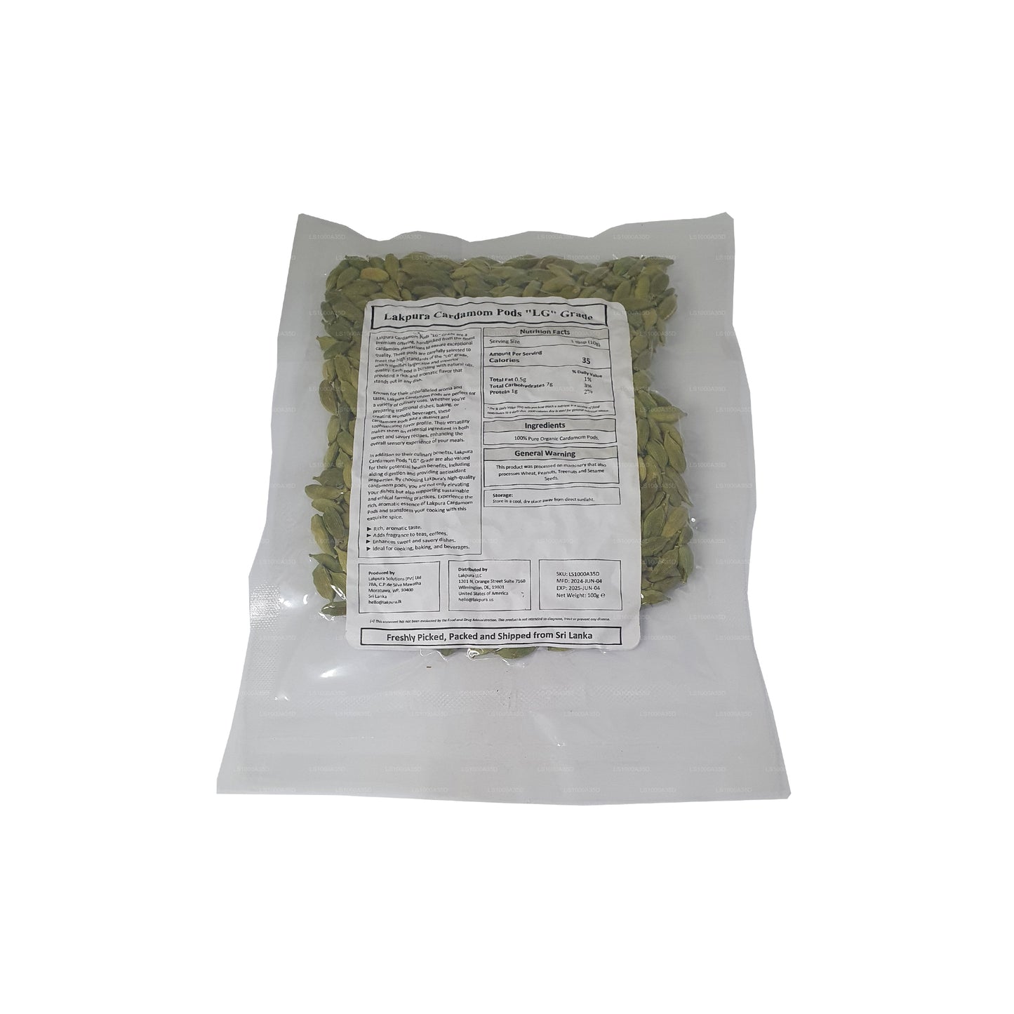Lakpura Kardemumma Pods (100g)