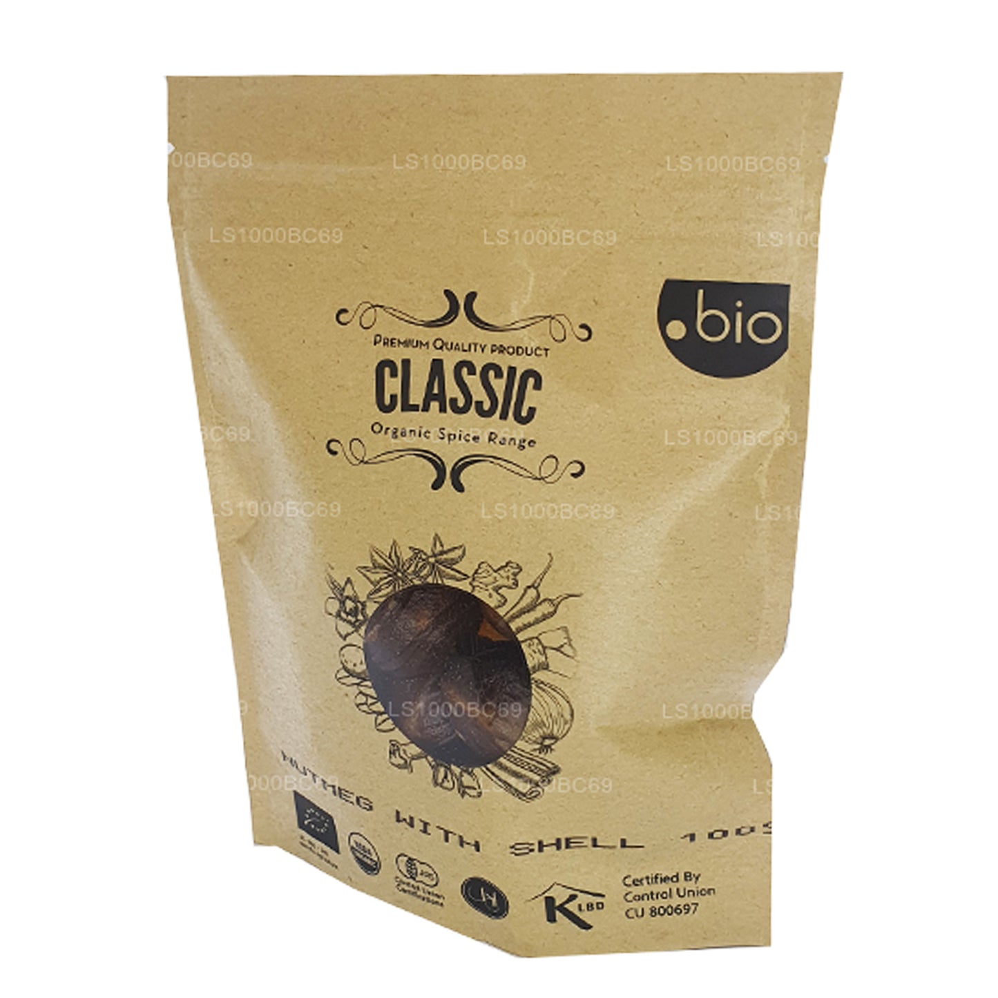 Lakpura Organic Muskotnöt Med Shell