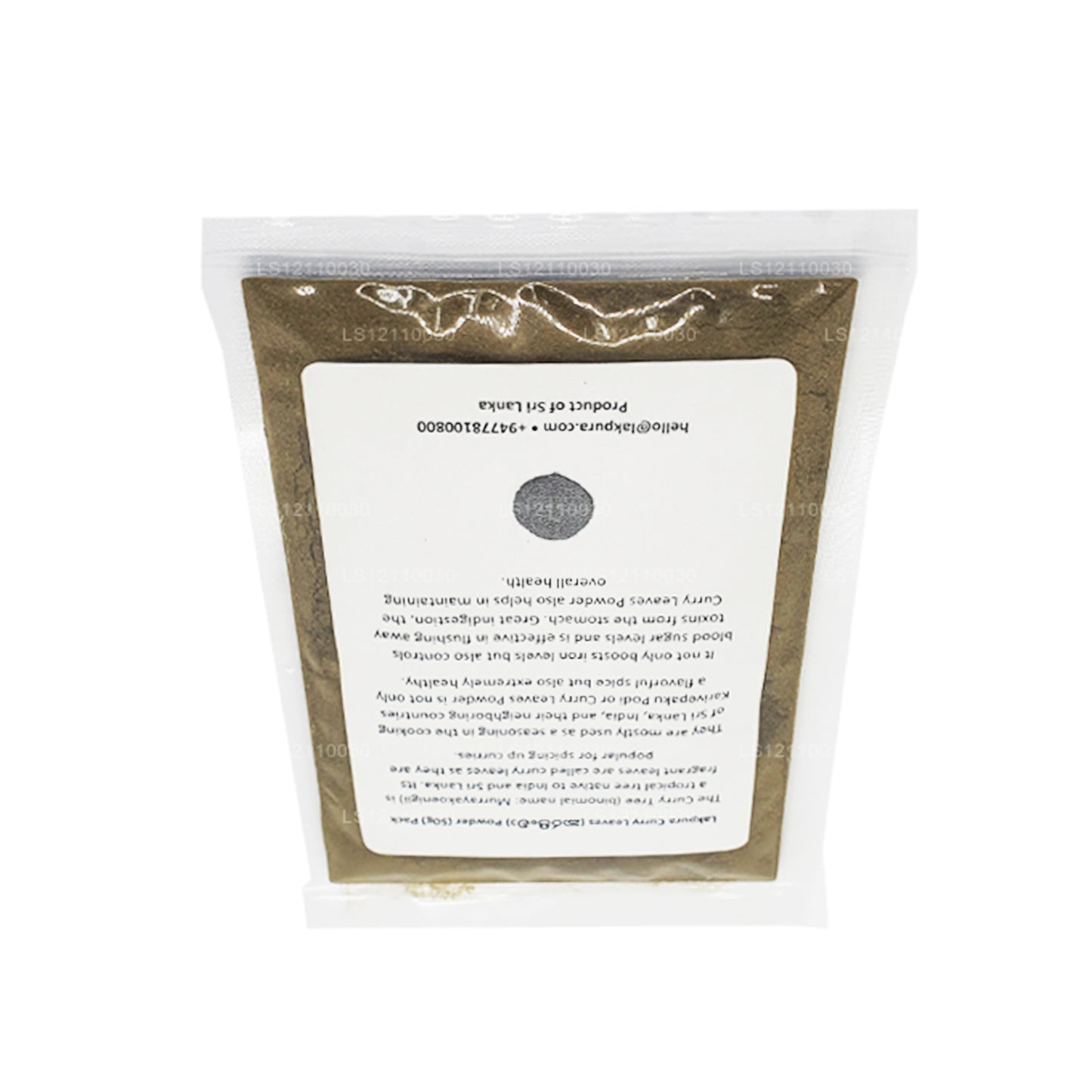 Lakpura Dehydratiserad Curry Blad Pulver (100g)