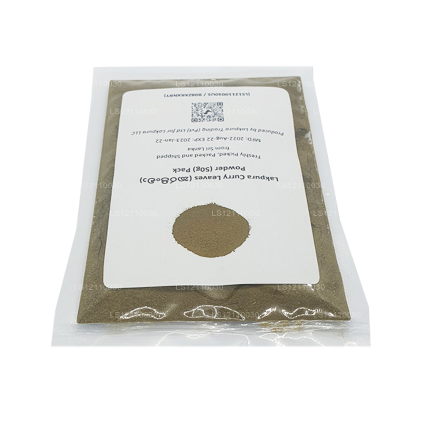 Lakpura Dehydratiserad Curry Blad Pulver (100g)