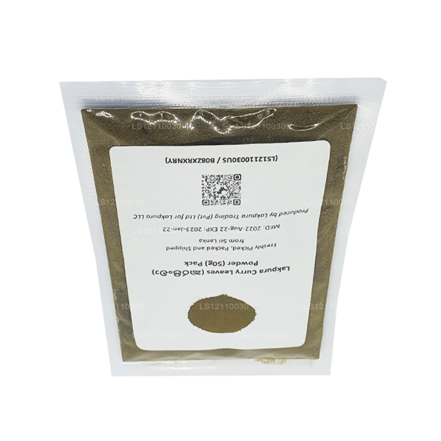 Lakpura Dehydratiserad Curry Blad Pulver (100g)