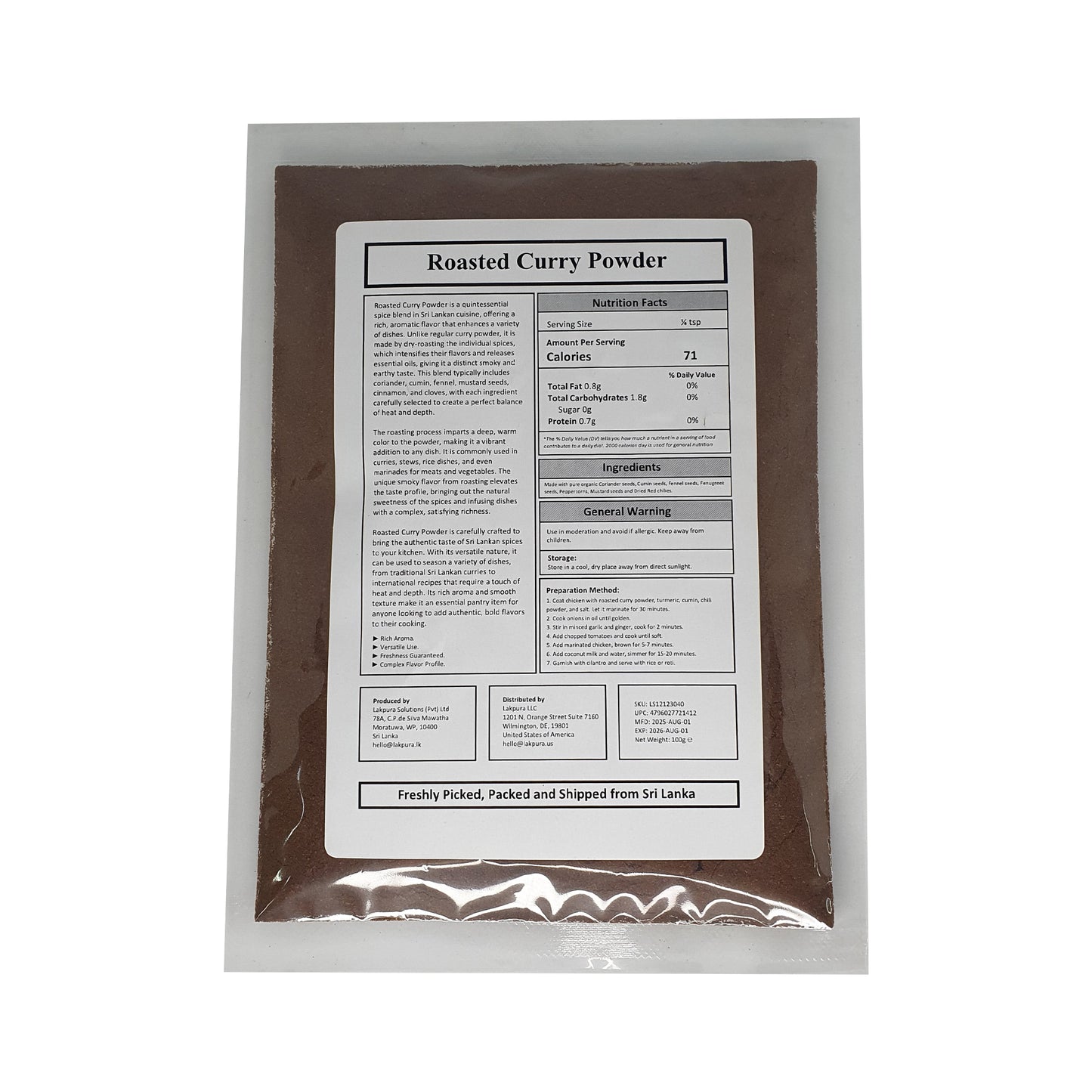 Lakpura® Currypulver (Thuna Paha)