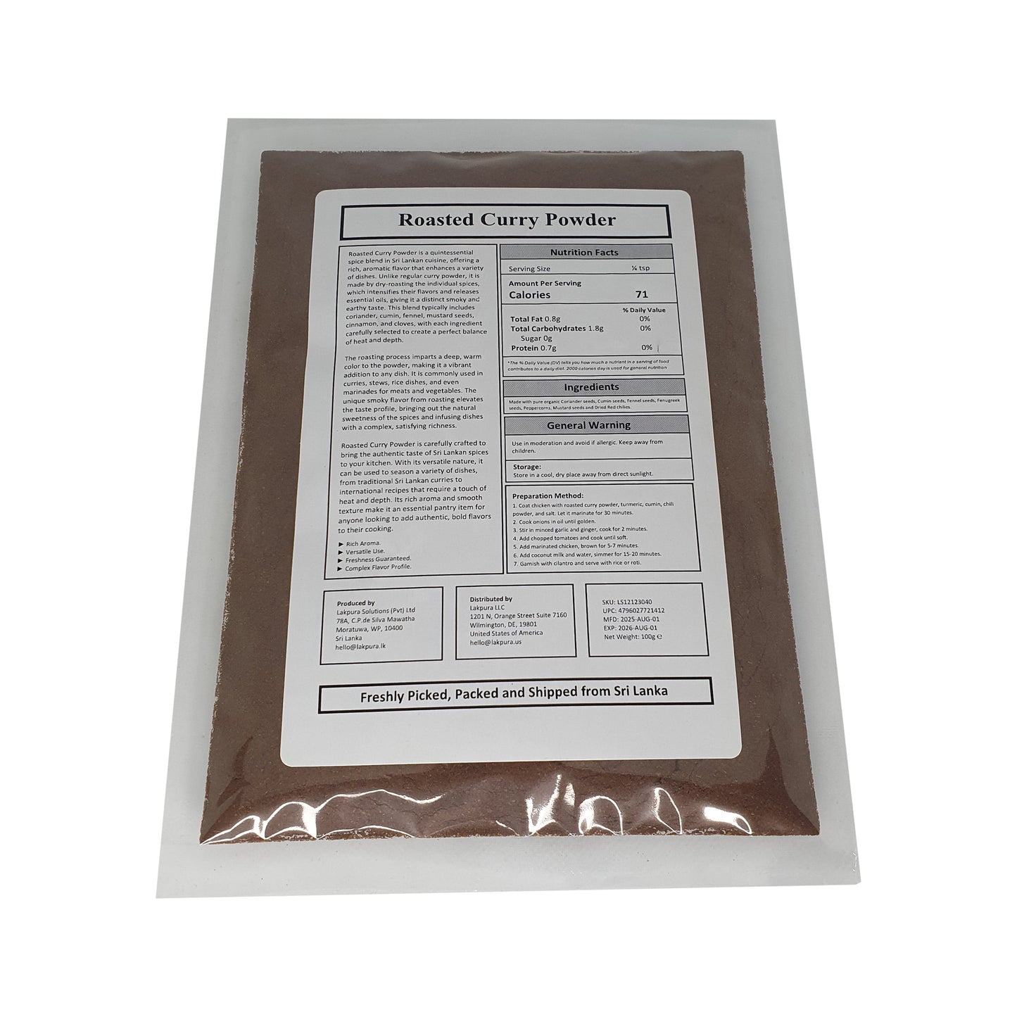 Lakpura® Currypulver (Thuna Paha)