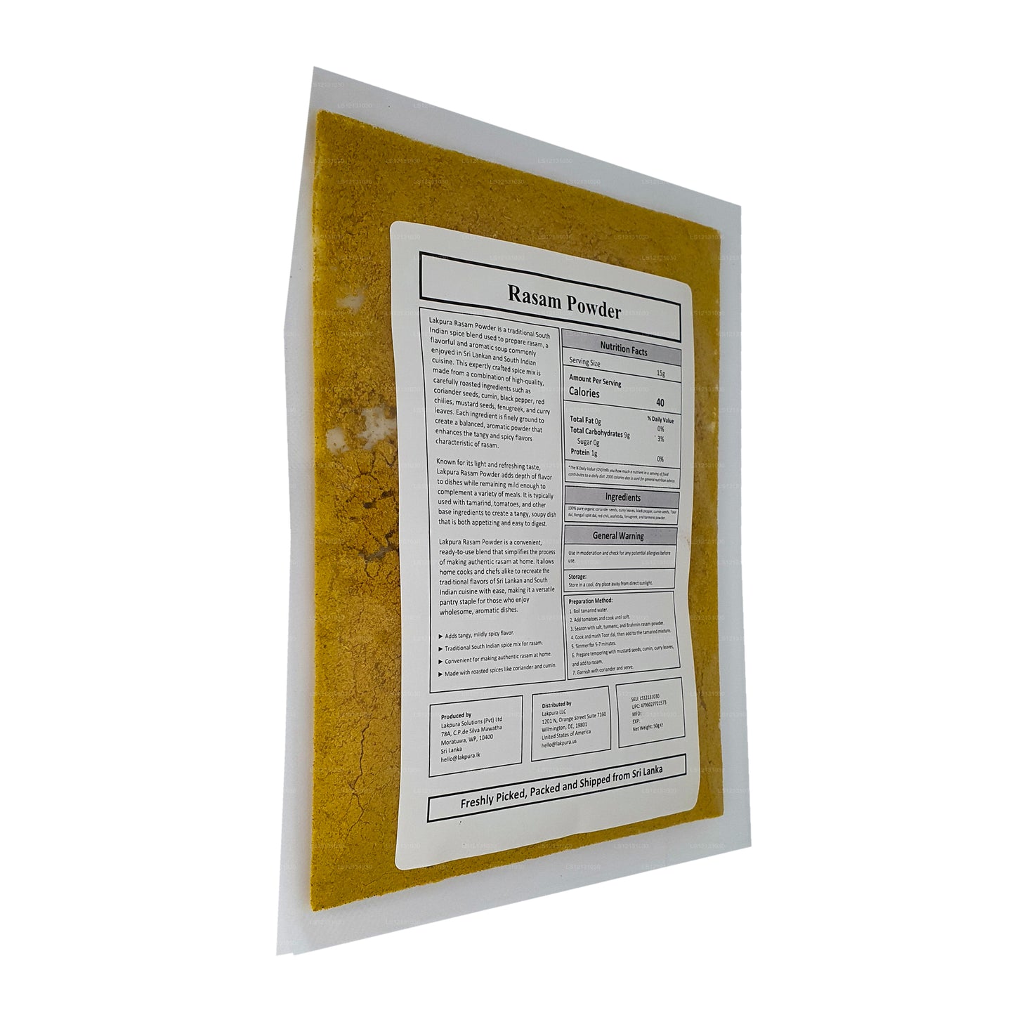 Lakpura Rasam Pulver