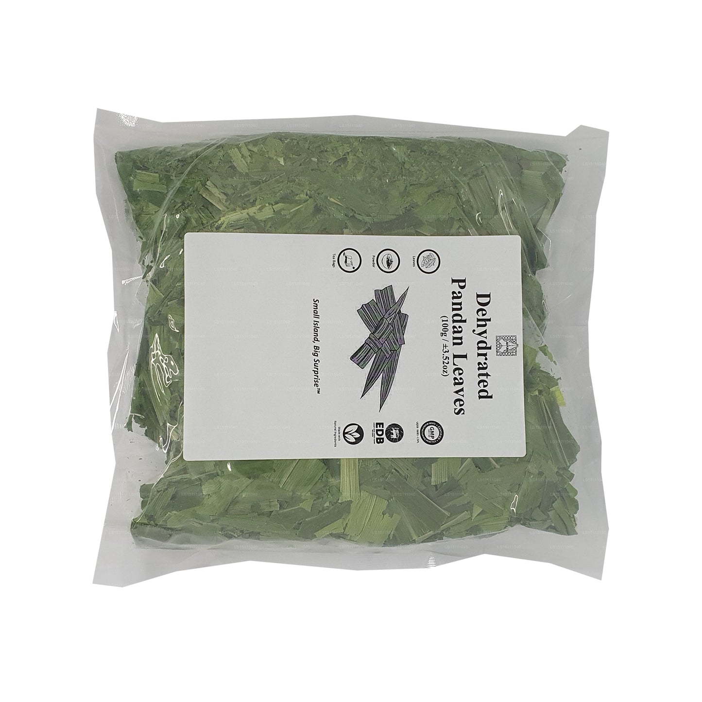 Lakpura Dehydrated Pandan Rampe-blad