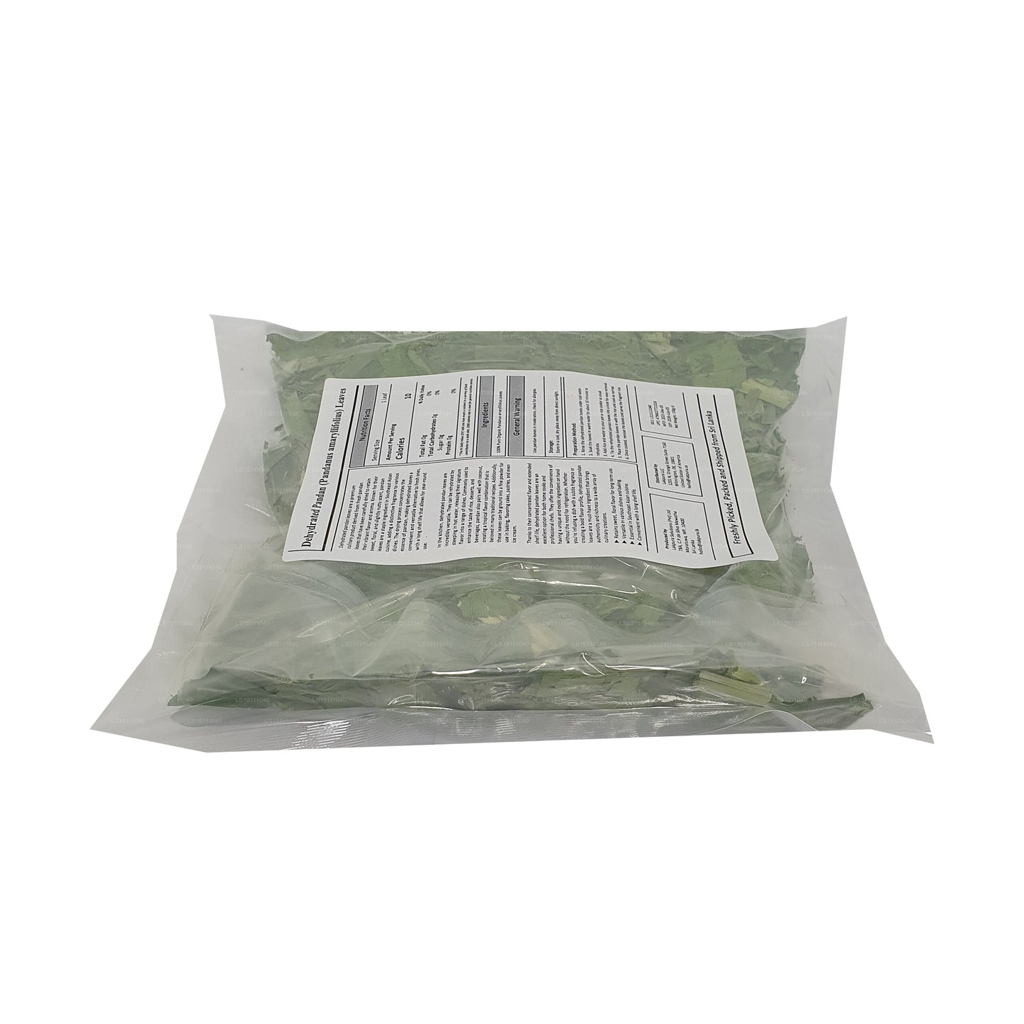 Lakpura Dehydrated Pandan Rampe-blad