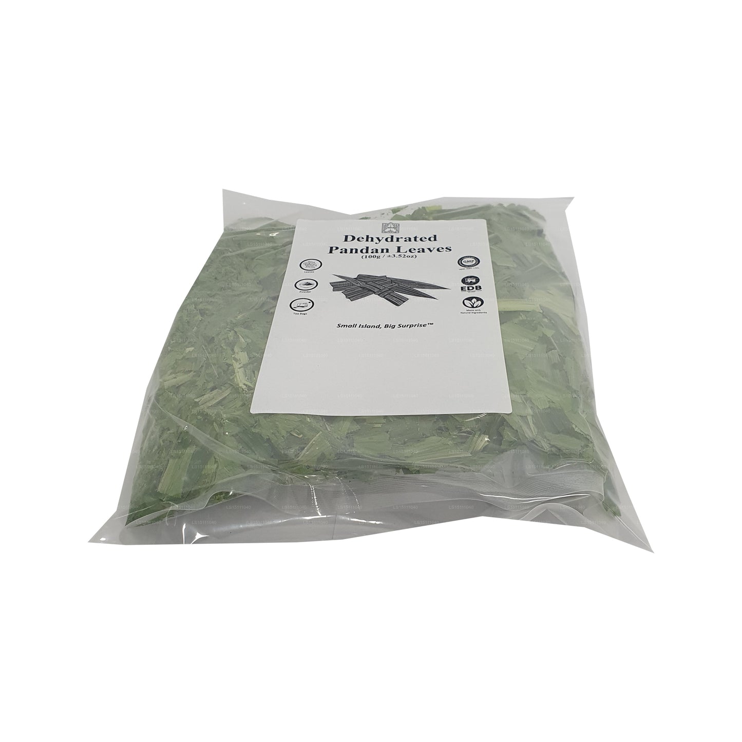 Lakpura Dehydrated Pandan Rampe-blad