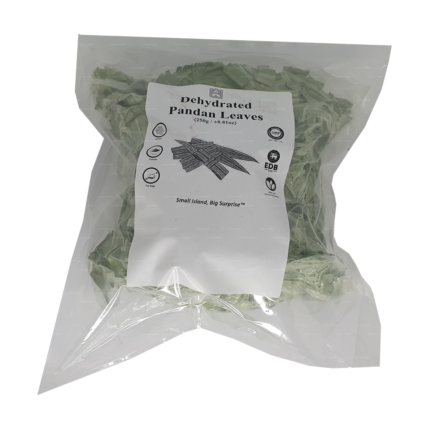 Lakpura Dehydrated Pandan Rampe-blad
