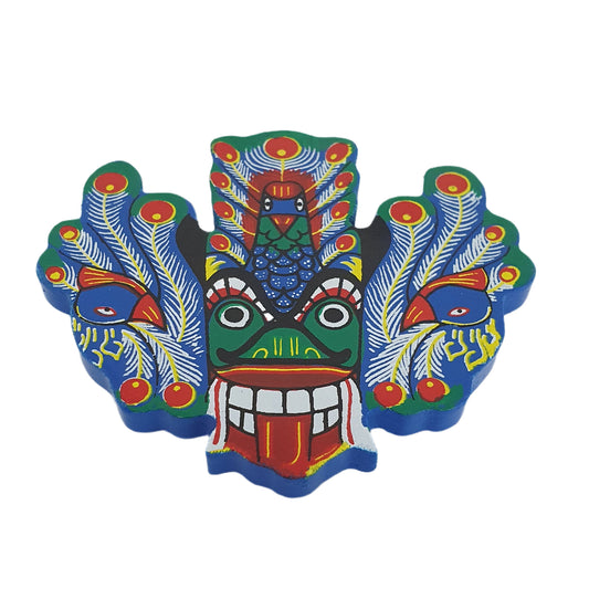 Lakpura® Mayura Raksha Mask kylskåpsmagnet