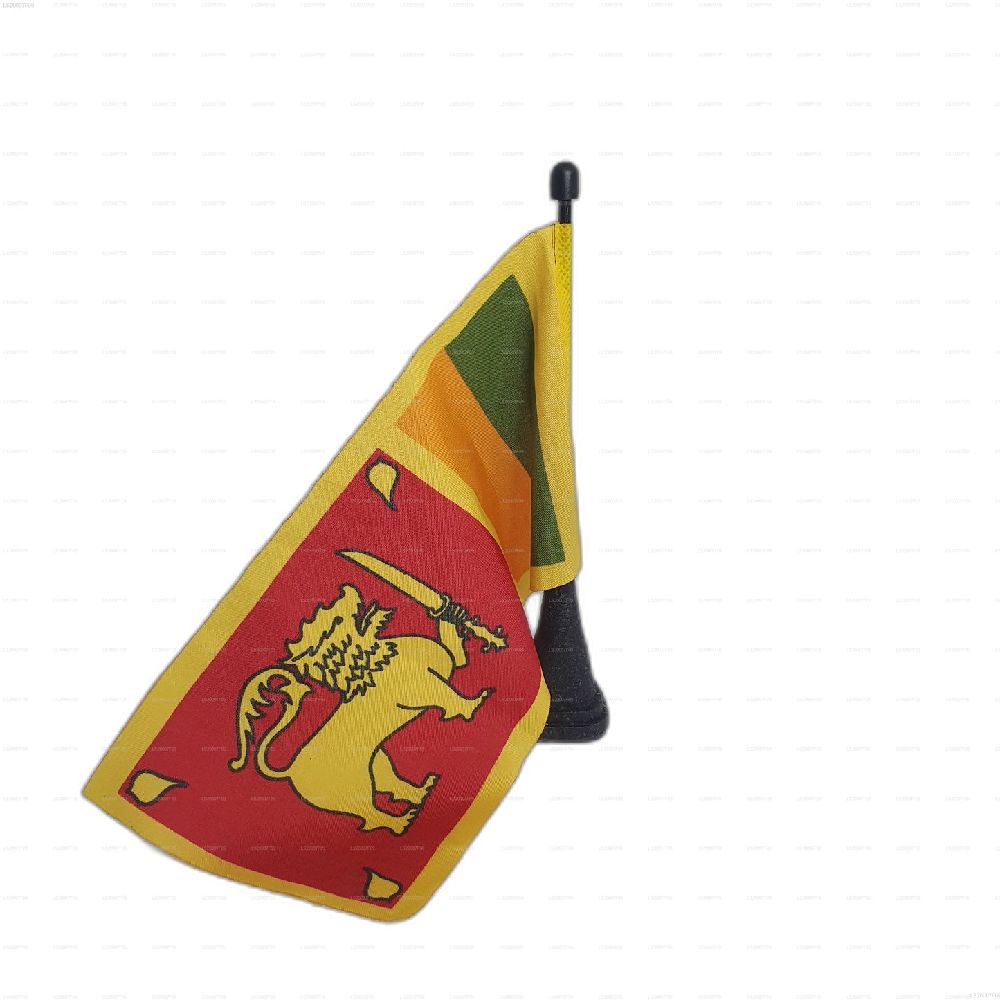Nationell flagga med magnetisk fot