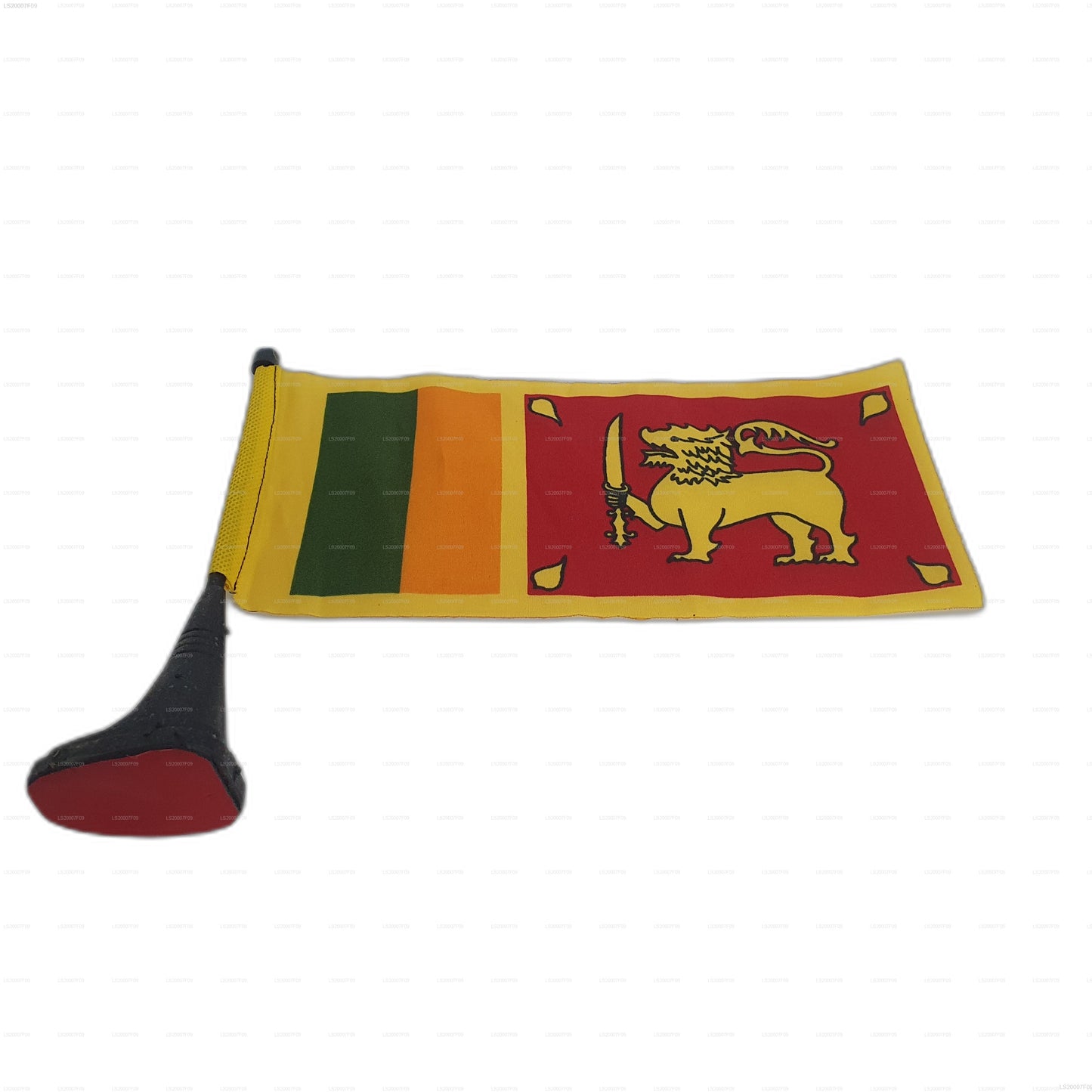 Nationell flagga med magnetisk fot