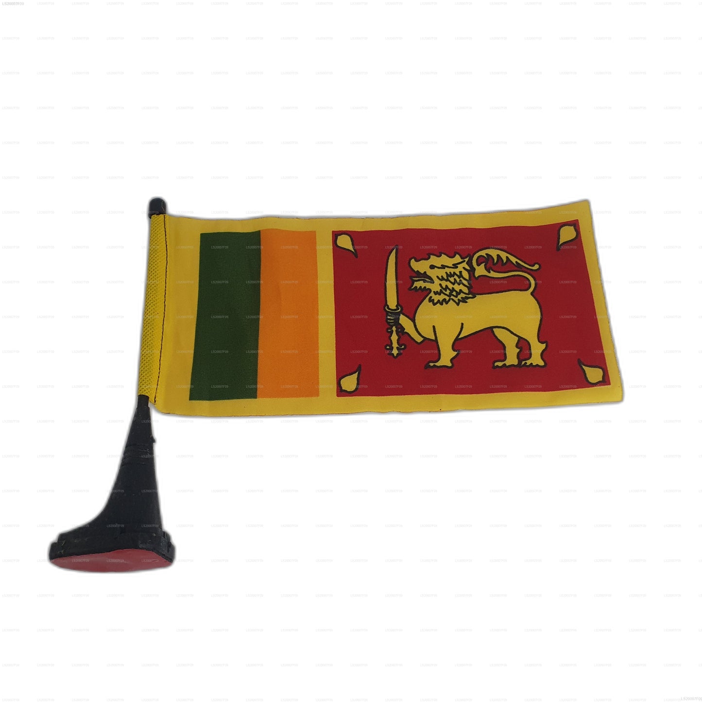 Nationell flagga med magnetisk fot