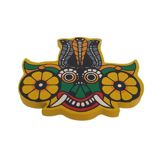 Lakpura® Gara Raksha Mask kylskåpsmagnet
