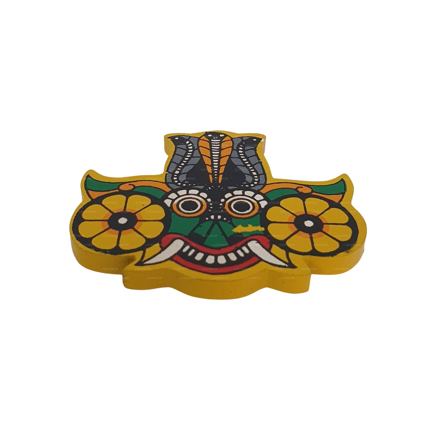 Lakpura® Gara Raksha Mask kylskåpsmagnet