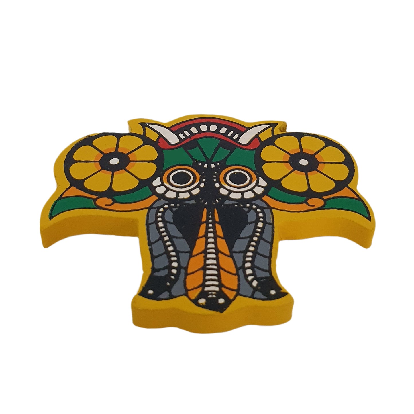 Lakpura® Gara Raksha Mask kylskåpsmagnet