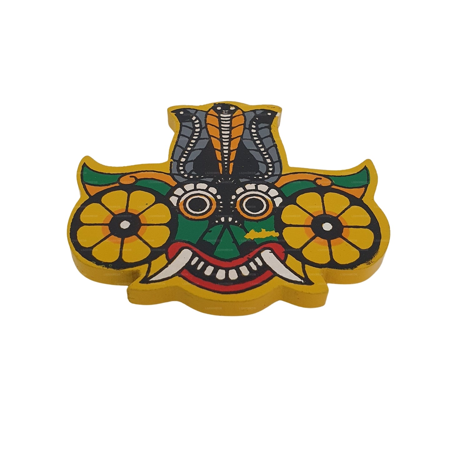 Lakpura® Gara Raksha Mask kylskåpsmagnet