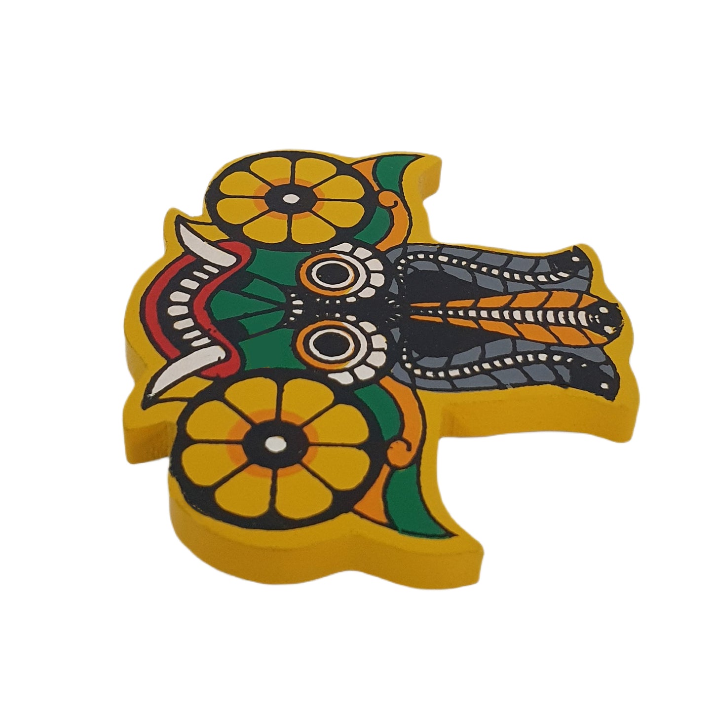 Lakpura® Gara Raksha Mask kylskåpsmagnet
