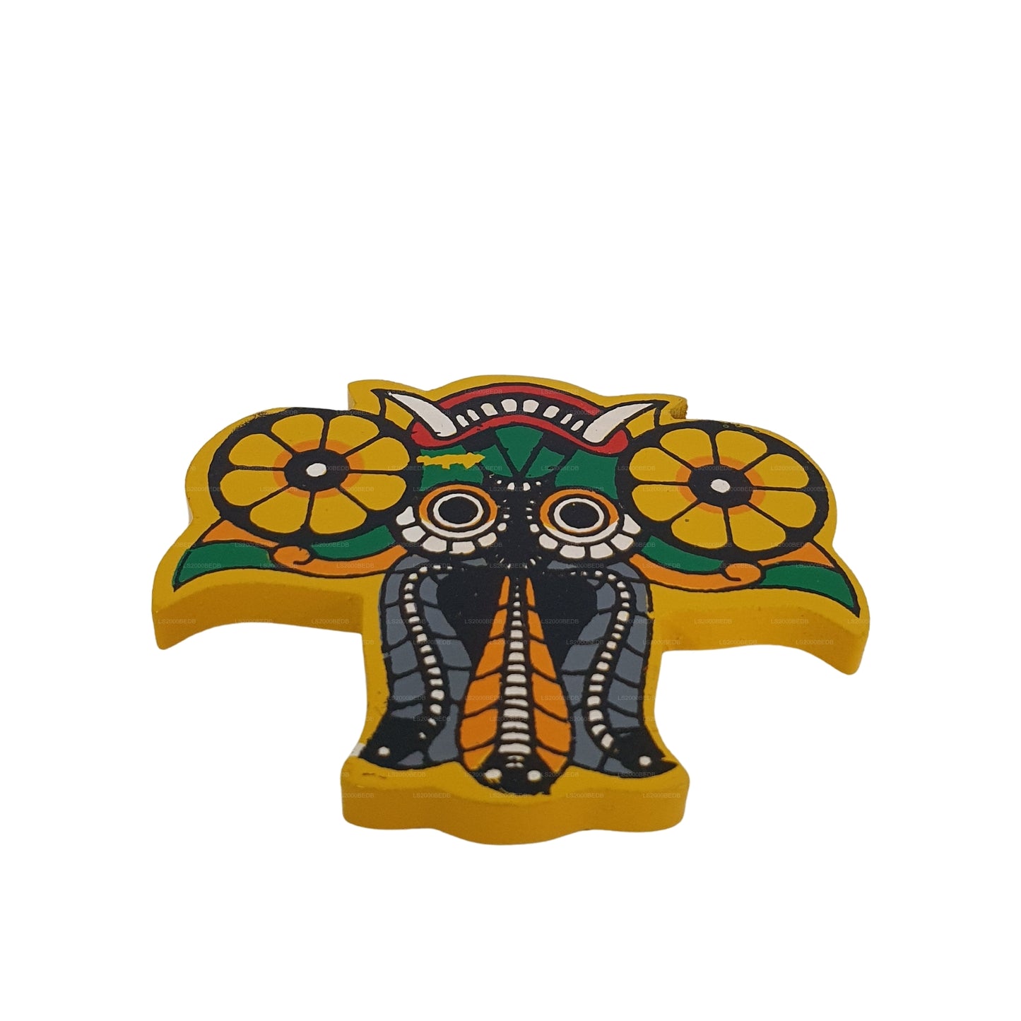 Lakpura® Gara Raksha Mask kylskåpsmagnet