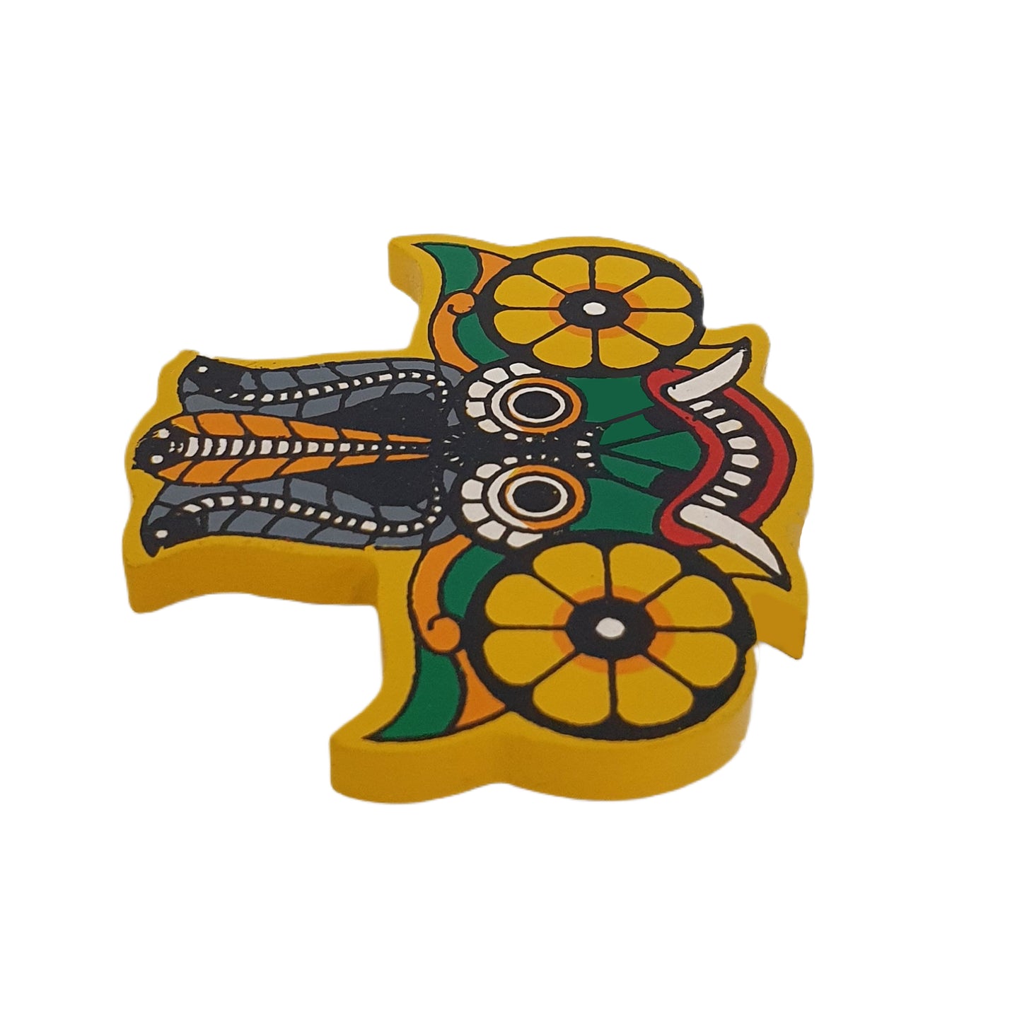 Lakpura® Gara Raksha Mask kylskåpsmagnet