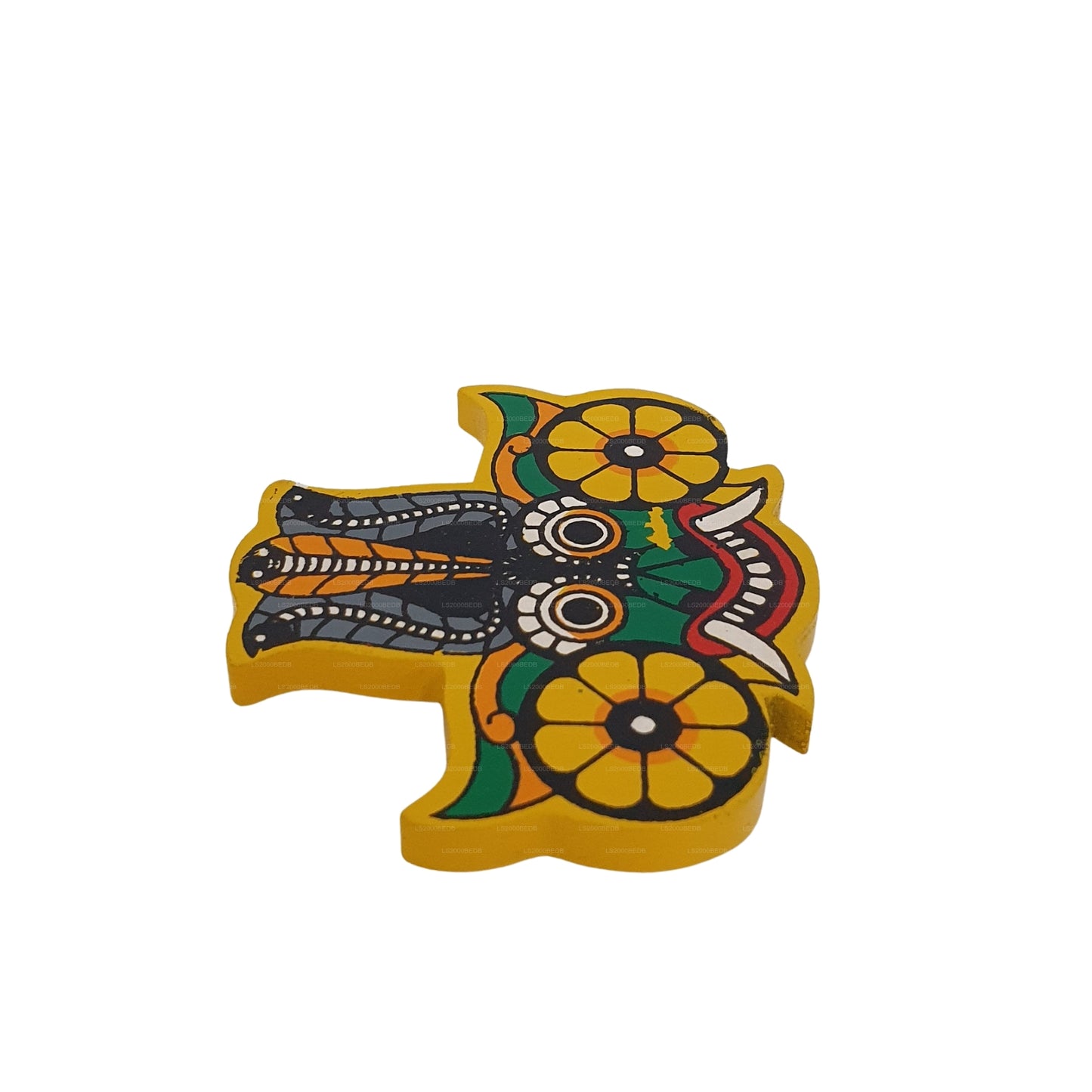 Lakpura® Gara Raksha Mask kylskåpsmagnet