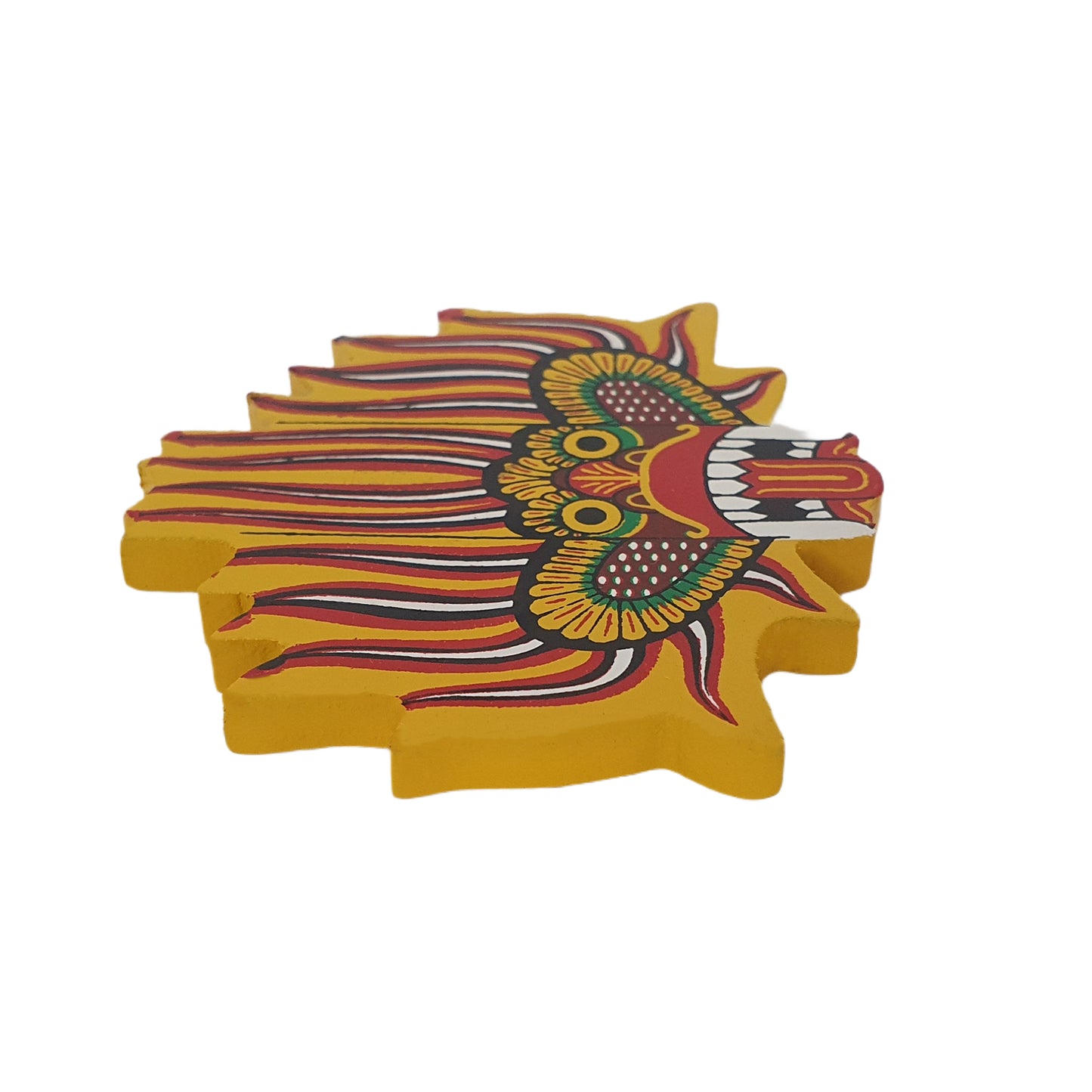 Lakpura® Ginidal Raksha Mask kylskåpsmagnet