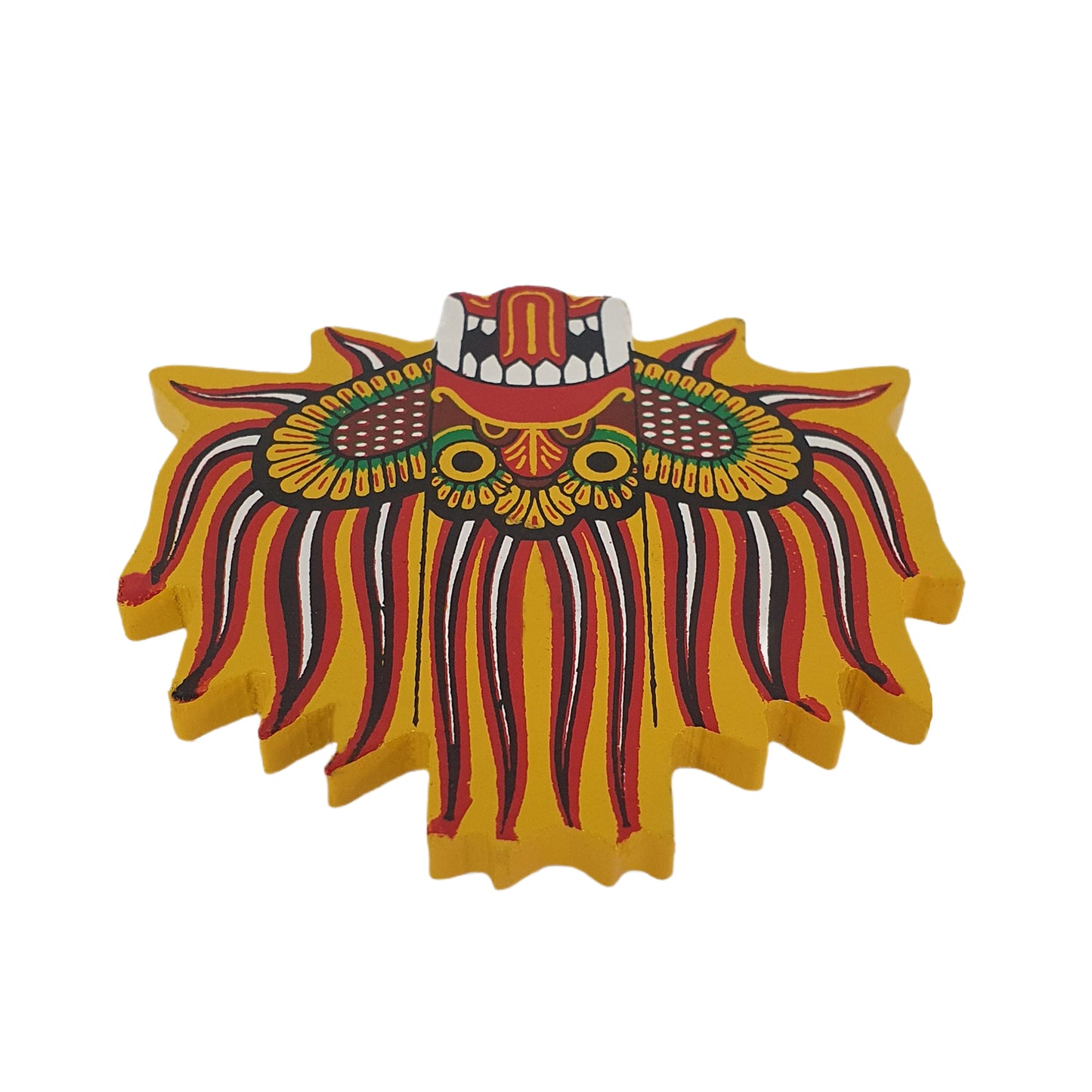 Lakpura® Ginidal Raksha Mask kylskåpsmagnet