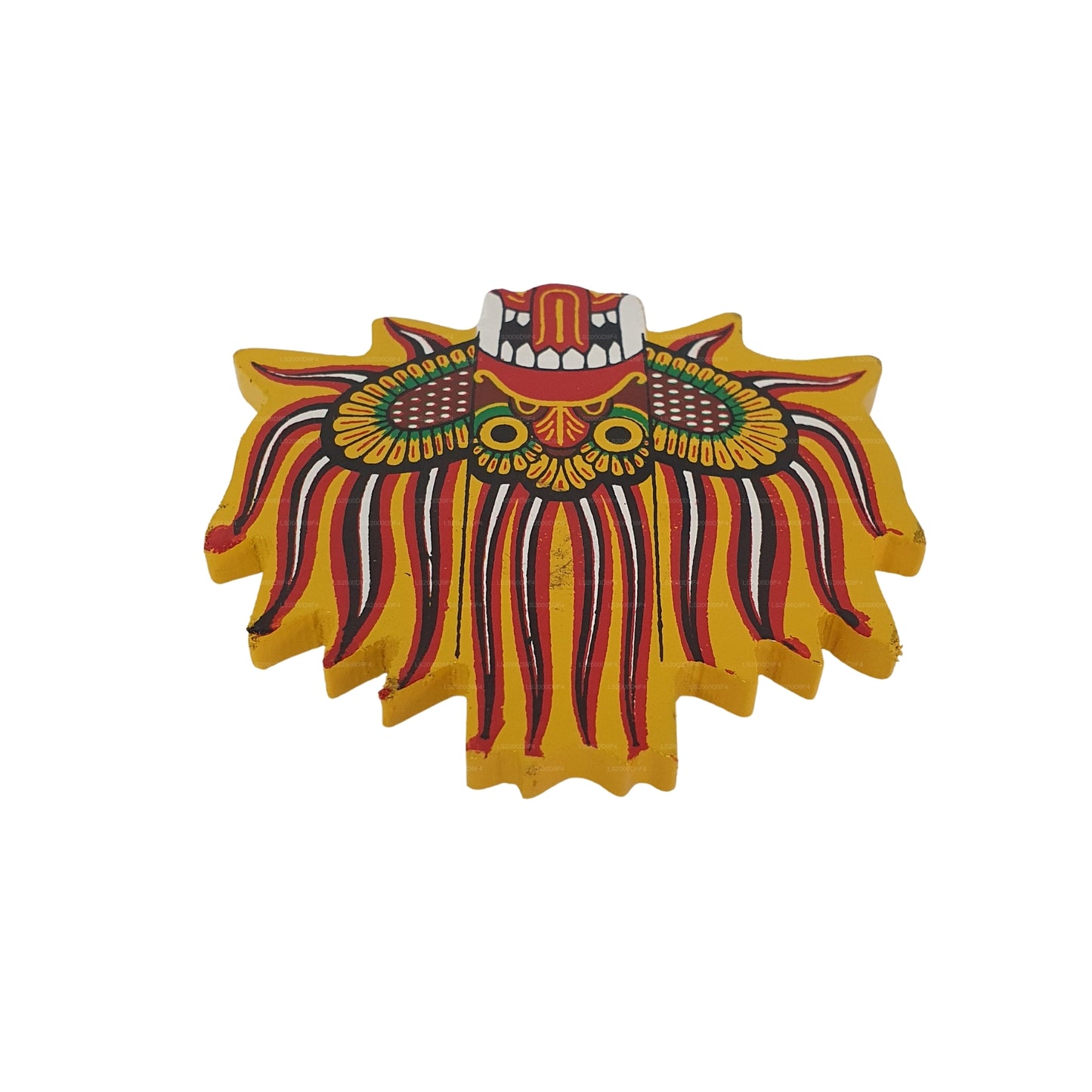 Lakpura® Ginidal Raksha Mask kylskåpsmagnet