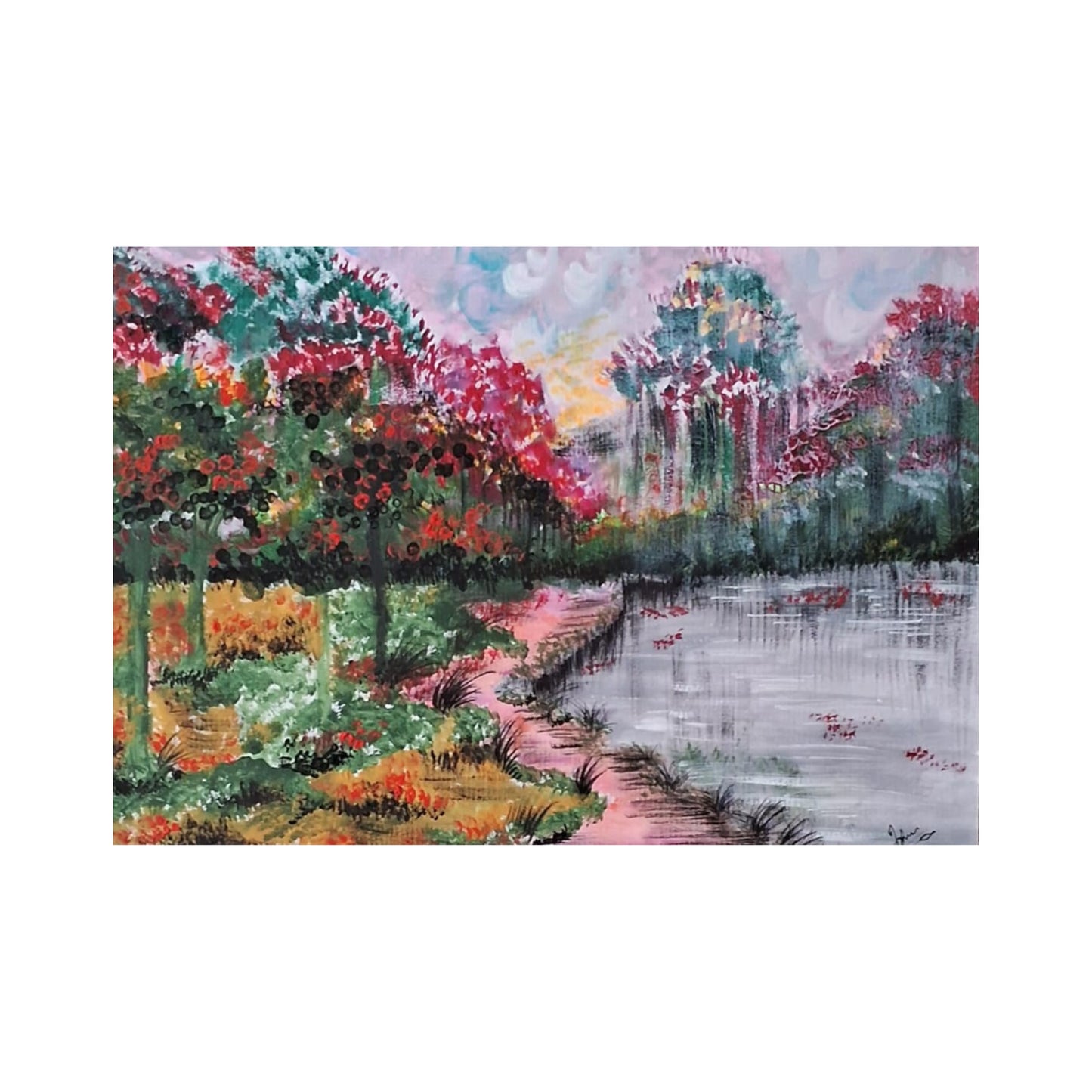 Lakpura® Sommar i Skogen Väggkonst