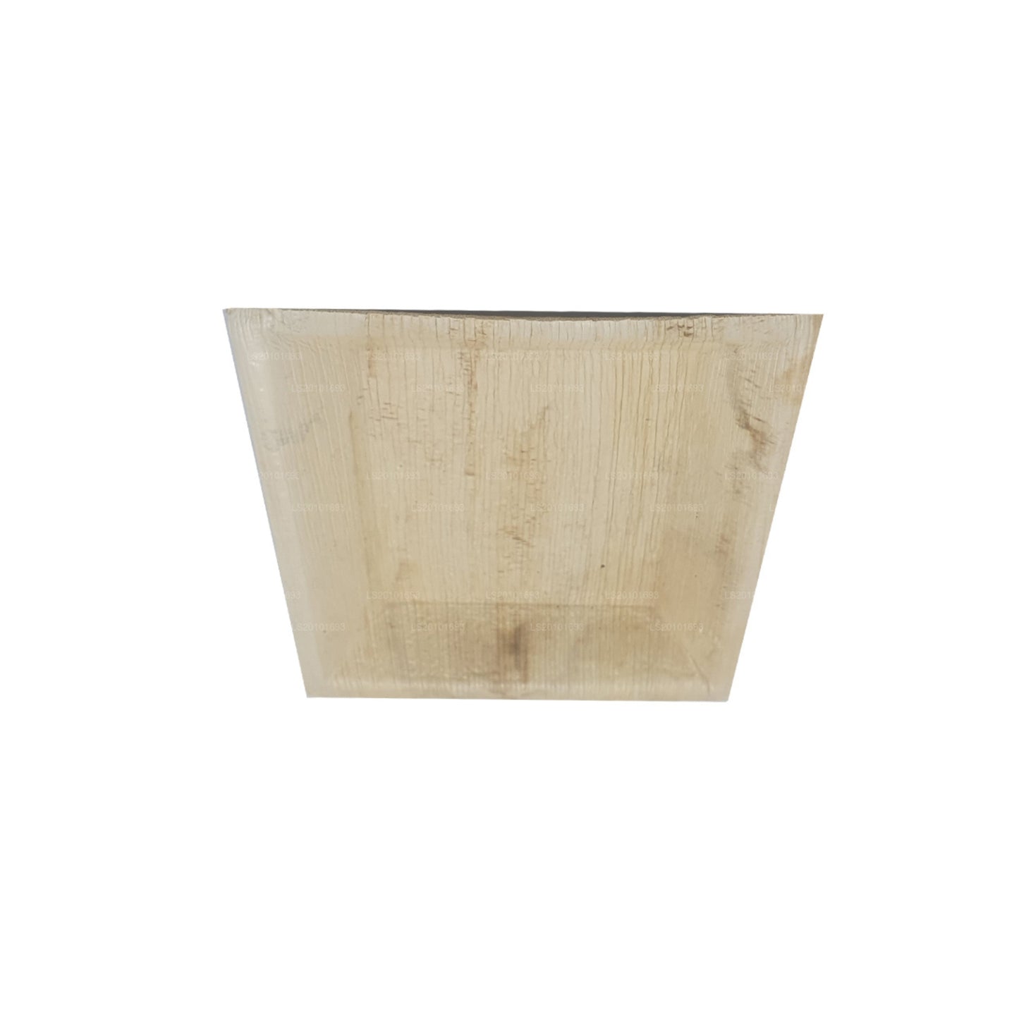 Handgjorda Areca Leaf mat tallrikar 20 cm x 20 cm (fyrkantig typ)