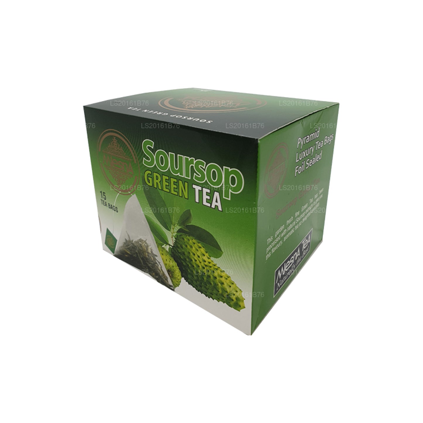 Mlesna Soursop grönt te (30g) 15 tepåsar