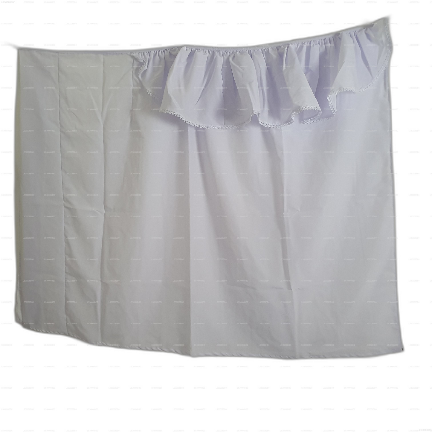 Lakpura® Vit Lamasari för Barn (Halv Sari)
