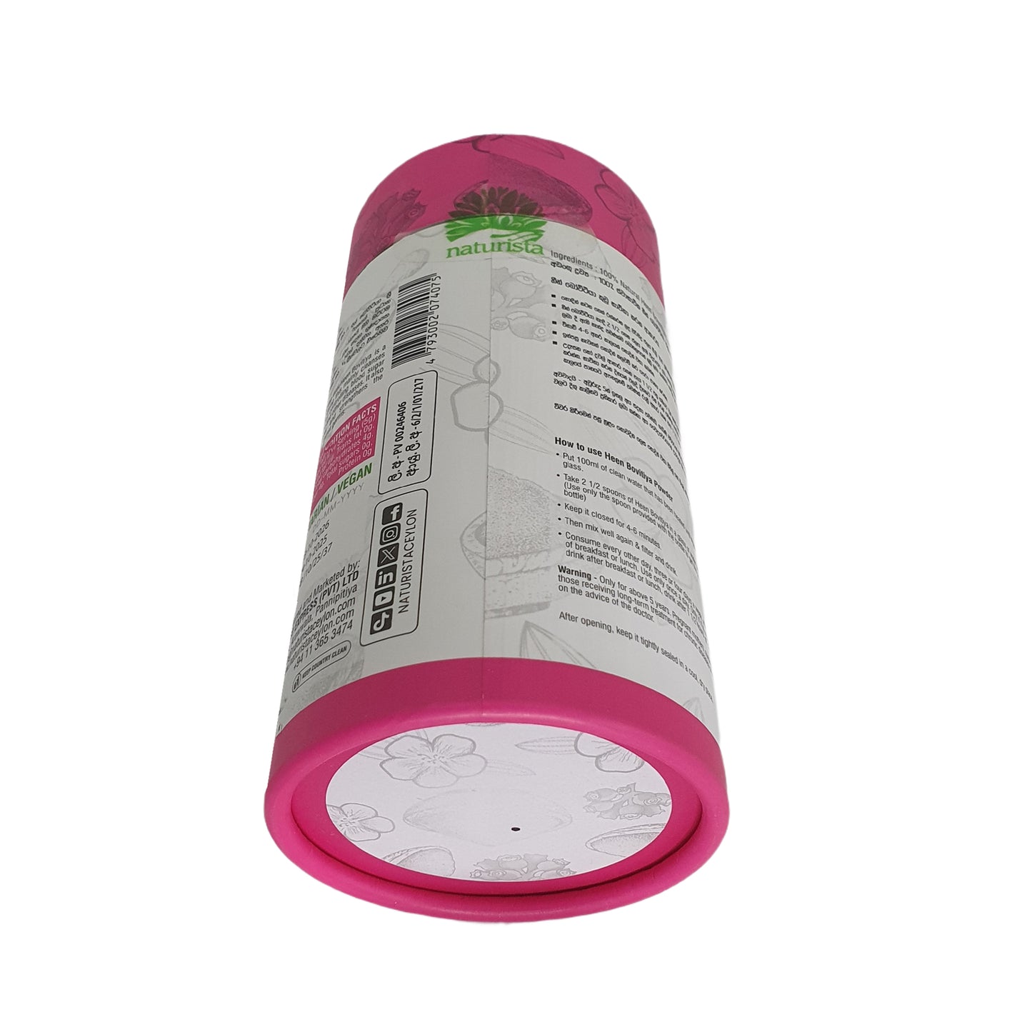 Naturista Heen Bovitiya-pulver (125 g)