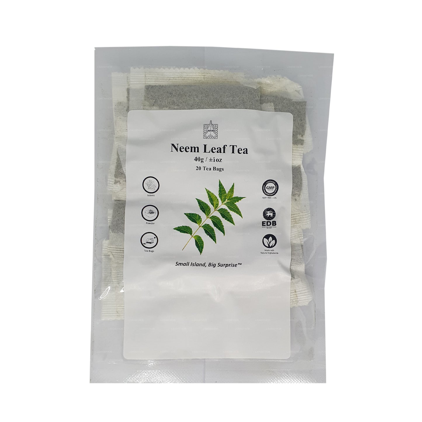 Lakpura Neem bladte (40g) 20 tepåsar