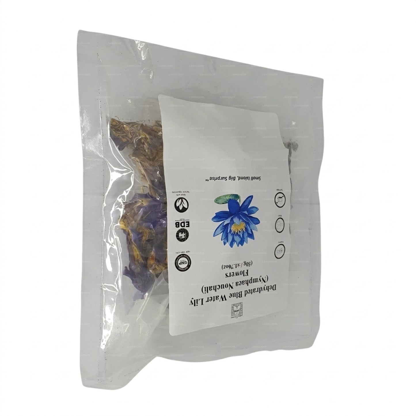 Lakpura® Torkade Blå Näckrosblommor