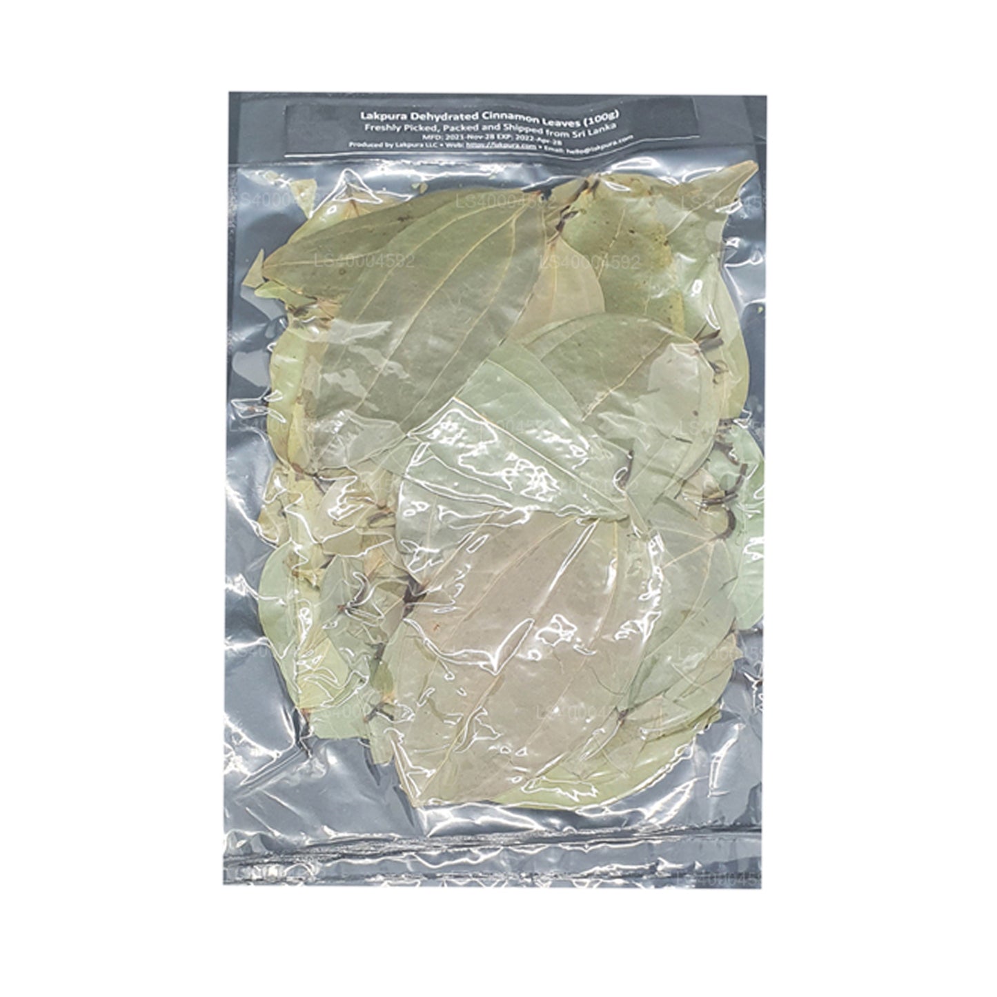 Lakpura uttorkad kanelblad