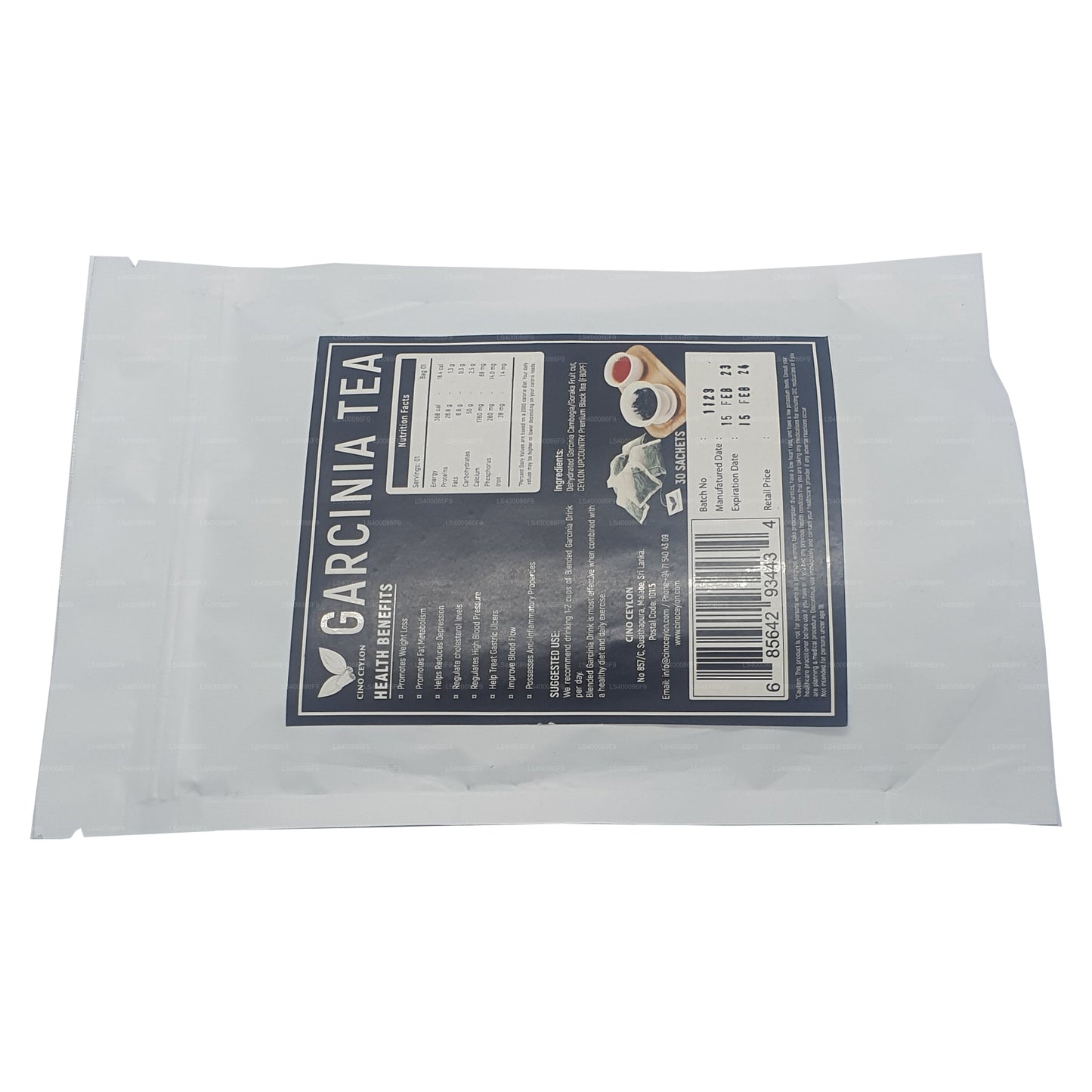 Cino Ceylon Garcinia te (30 tepåsar)