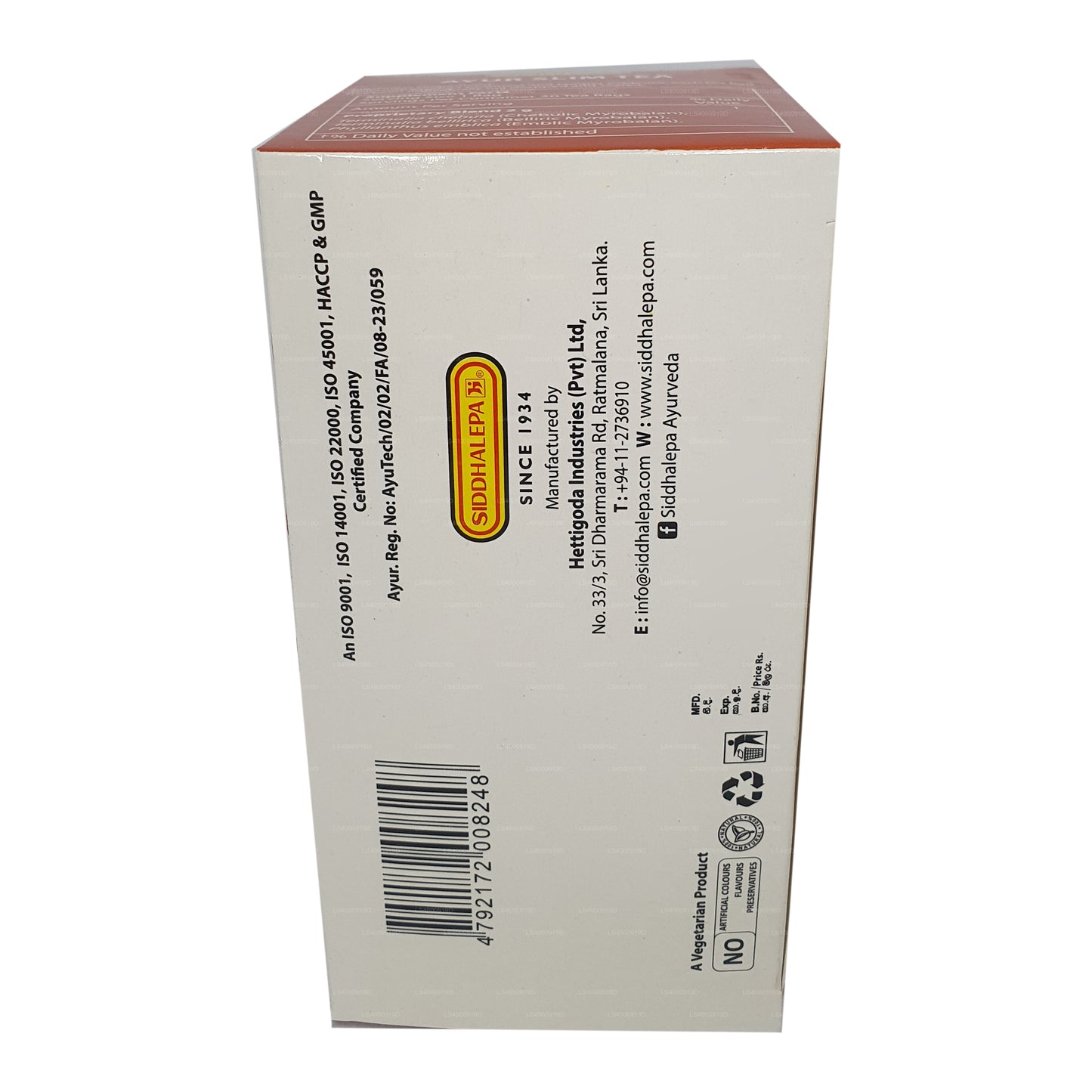 Siddhalepa Ayur Slim te (40g)