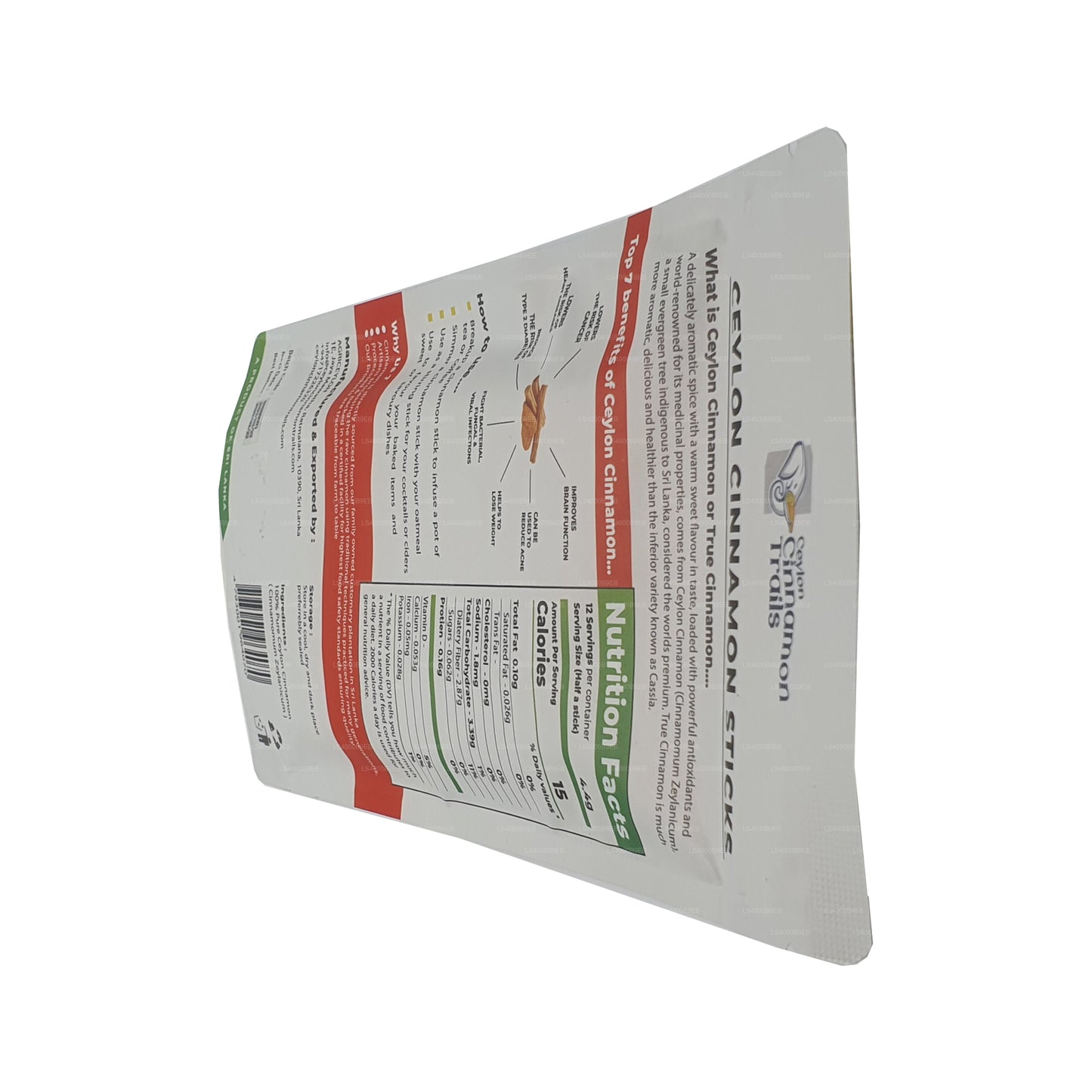 Ceylon Cinnamon Trails Kanelstänger (50g)