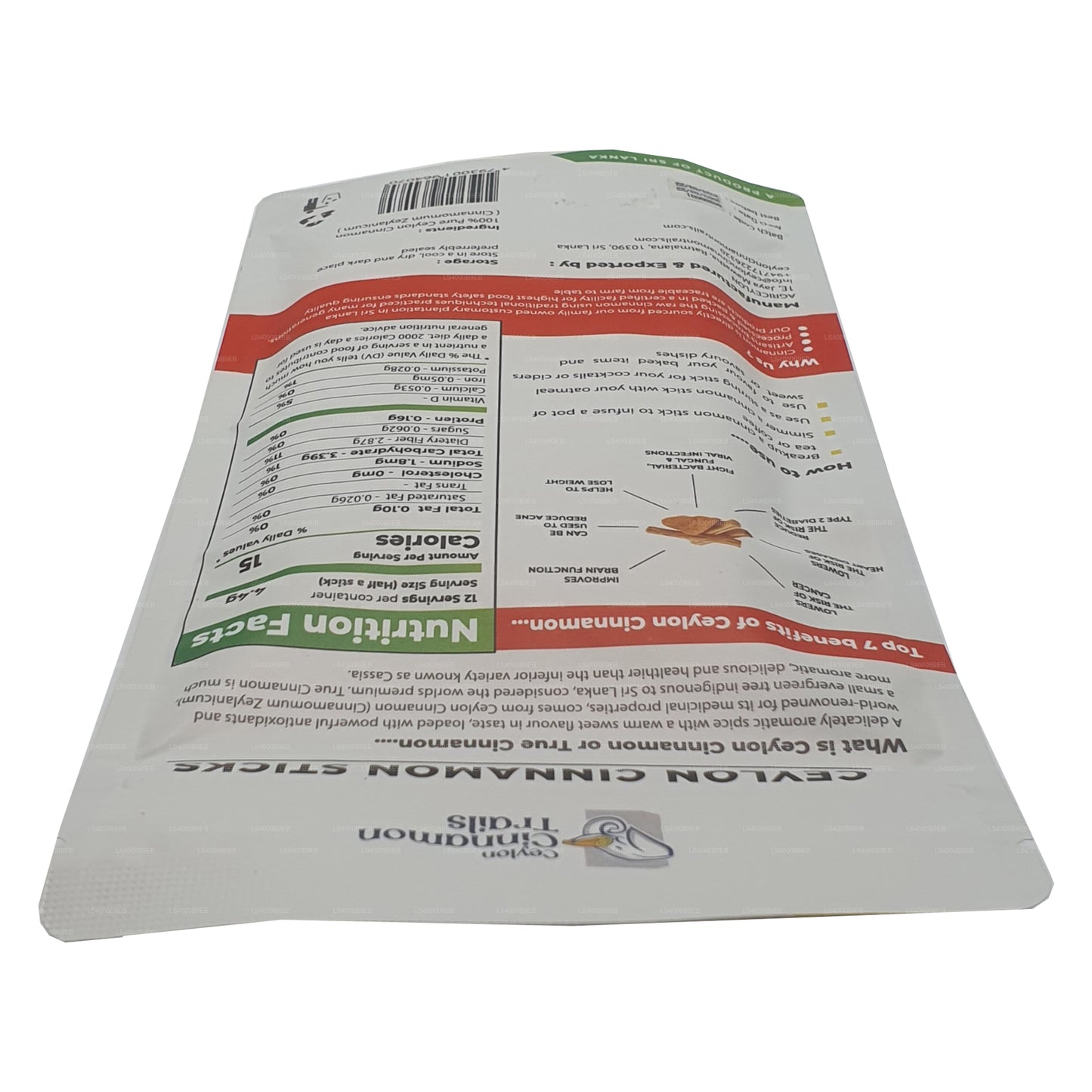 Ceylon Cinnamon Trails Kanelstänger (50g)