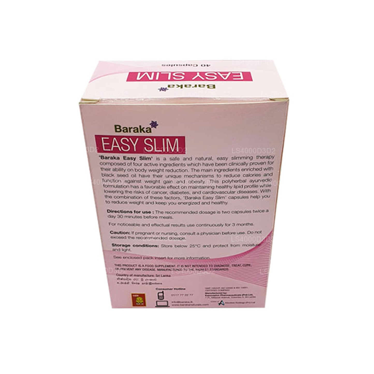 Baraka Easy Slim (40 Kapslar)