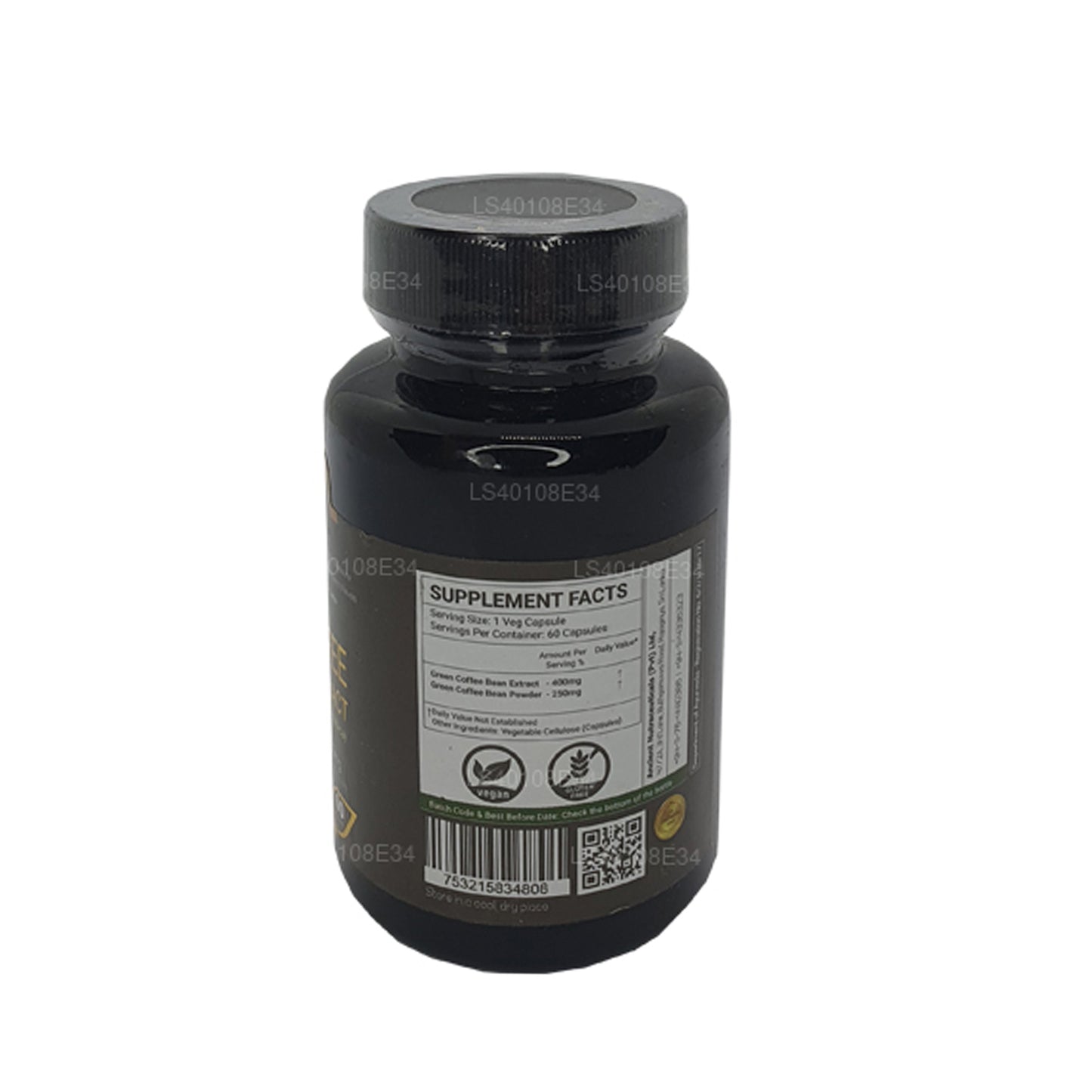 Ancient Nutra Green Coffee Bean Extract (60 Capsules)