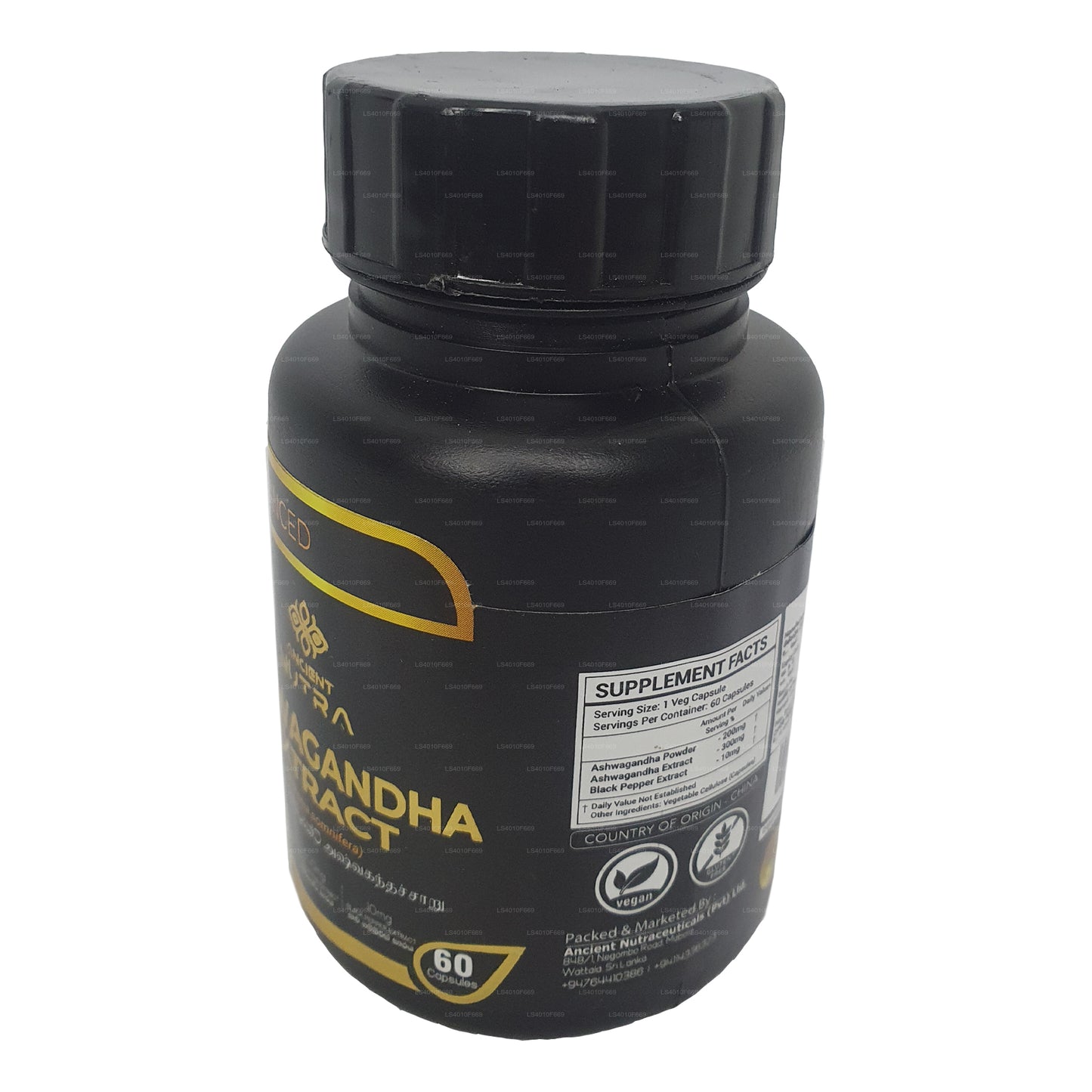 Forntida Nutra Ashwagandha-extrakt (60 kapslar)